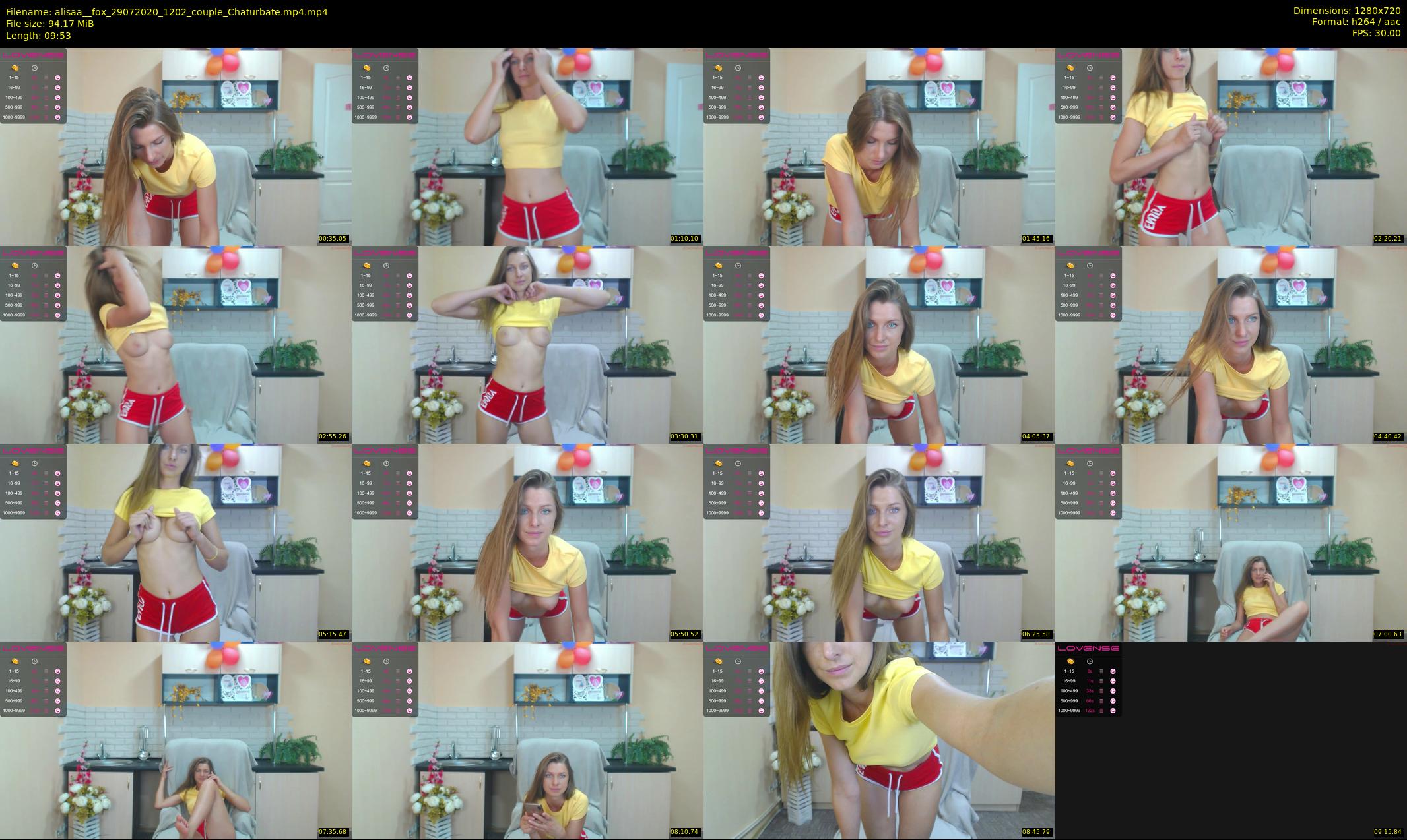 alisaa__fox — 10 minute Chaturbate female cam show recording, 720p, Jul 29, 2020