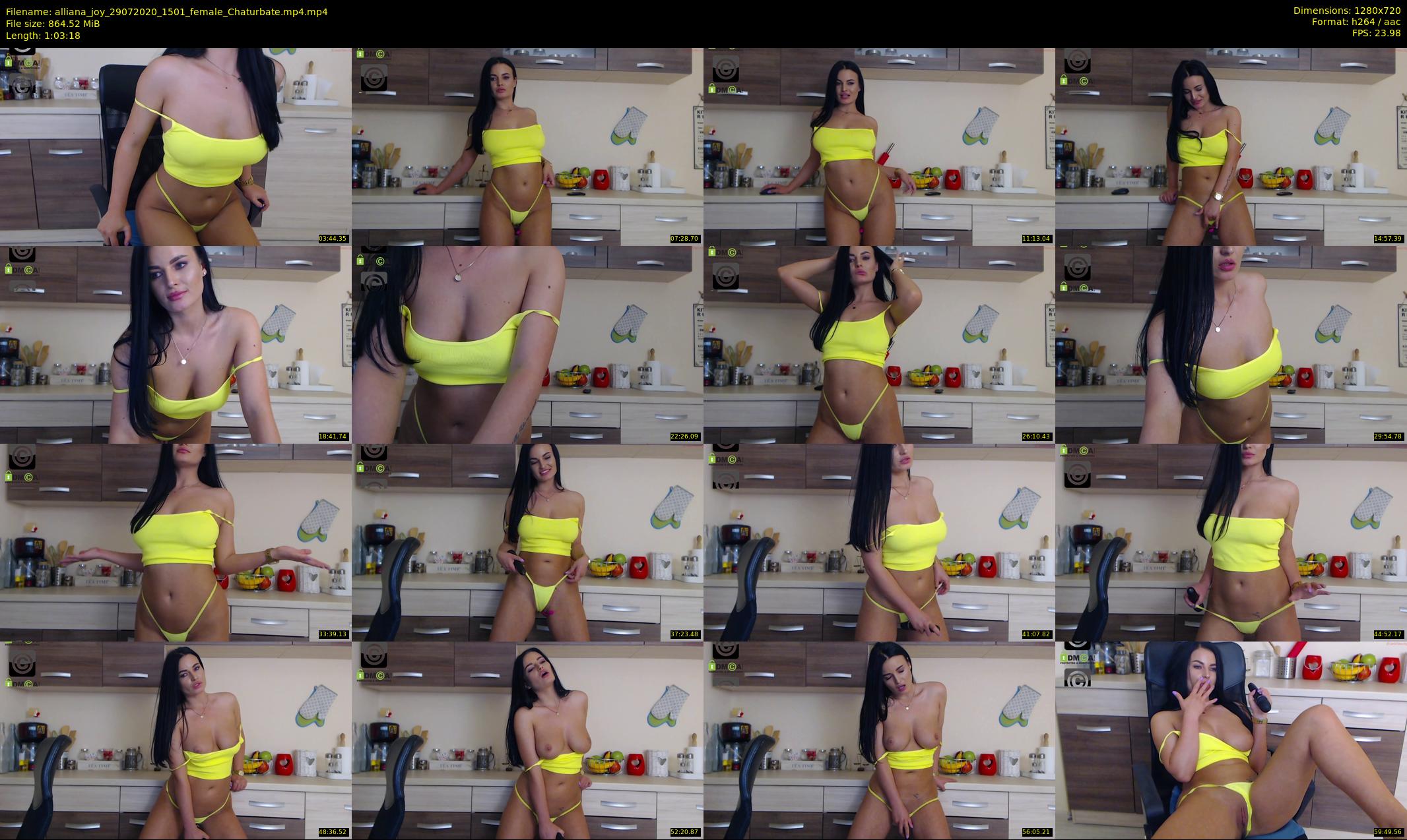 alliana_joy — 64 minute Chaturbate female cam show recording, 720p, Jul 29, 2020