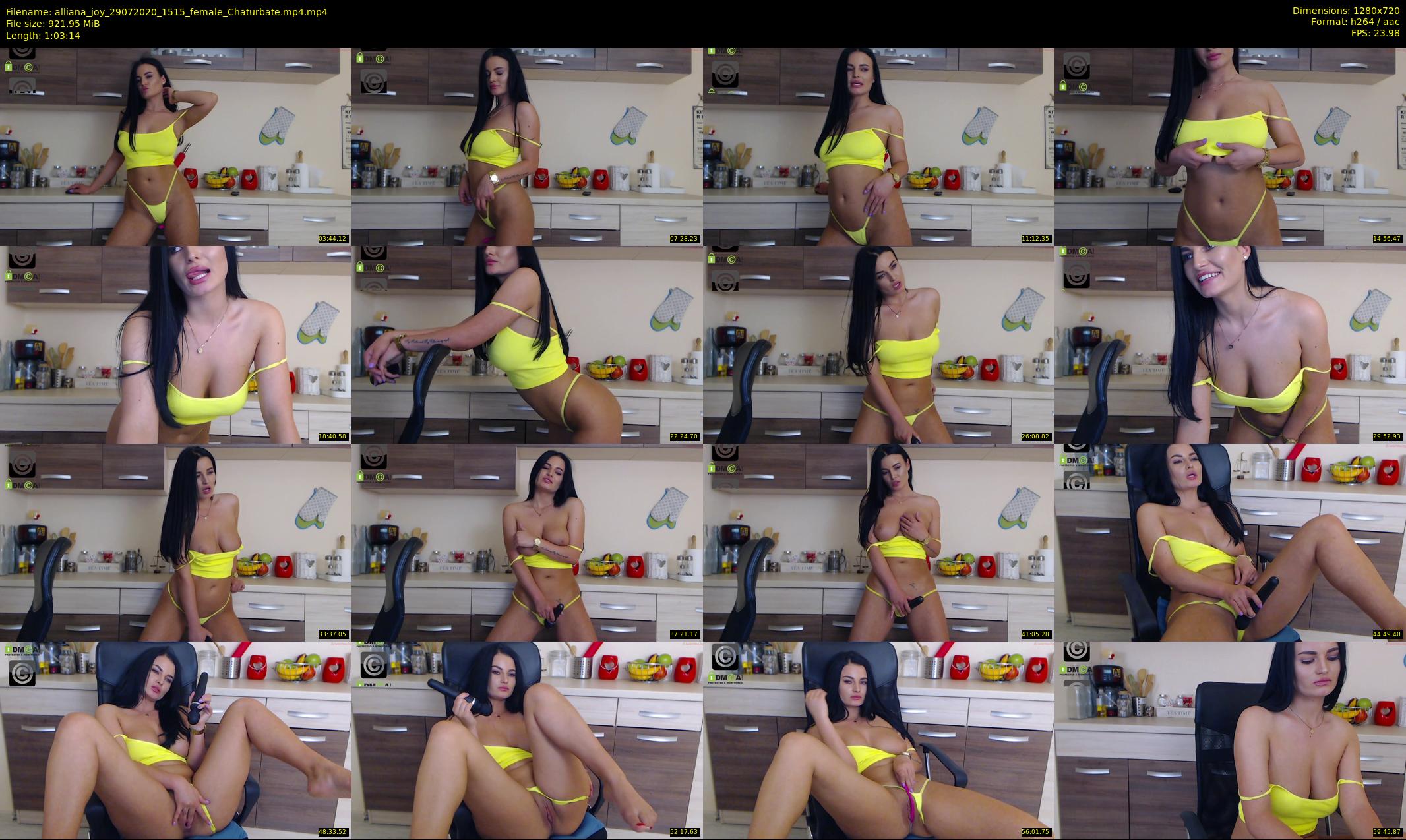 alliana_joy — 64 minute Chaturbate female cam show recording, 720p, Jul 29, 2020