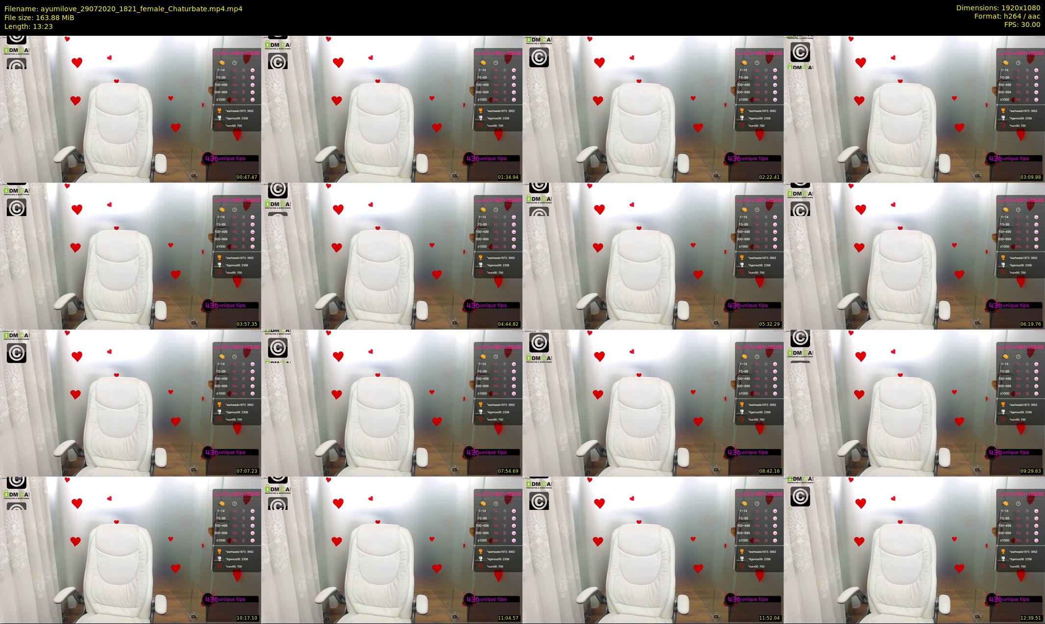 ayumilove — 14 minute Chaturbate female cam show recording, 1080p, Jul 29, 2020