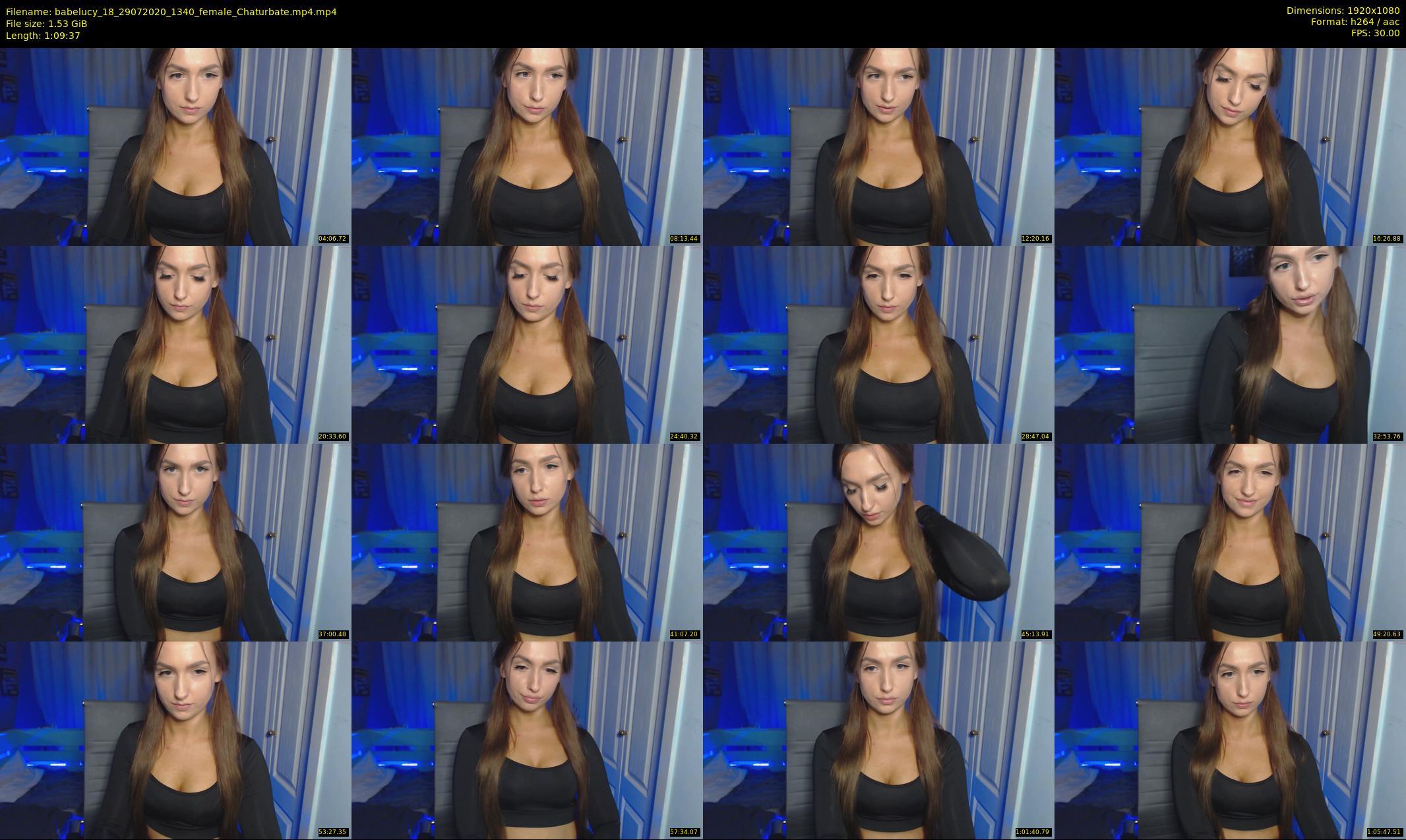 babelucy_18 — 70 minute Chaturbate female cam show recording, 1080p, Jul 29, 2020