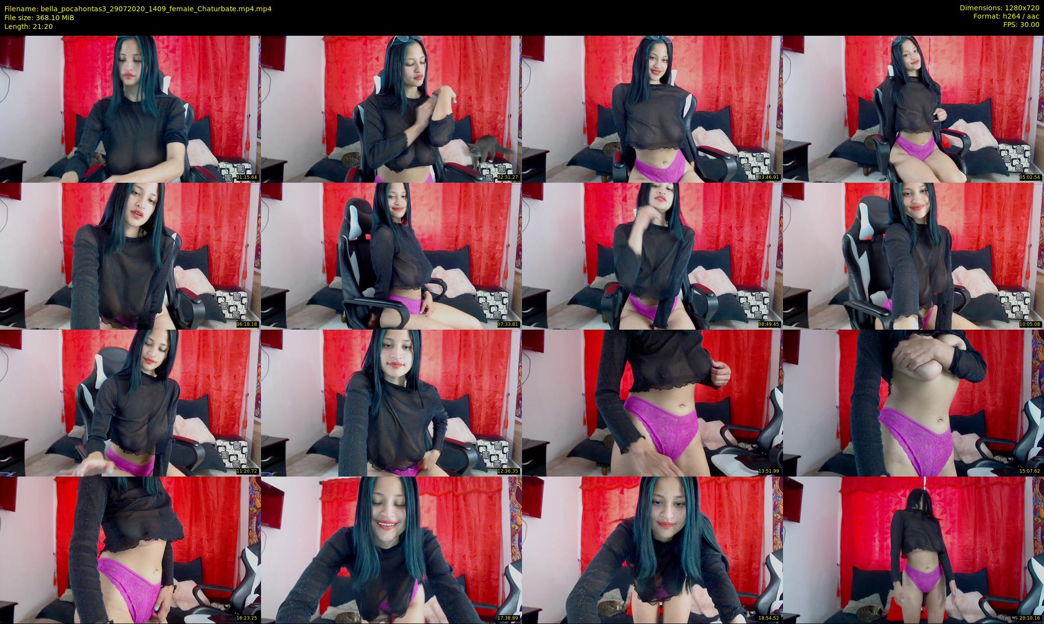 bella_pocahontas3 — 22 minute Chaturbate female cam show recording, 720p, Jul 29, 2020