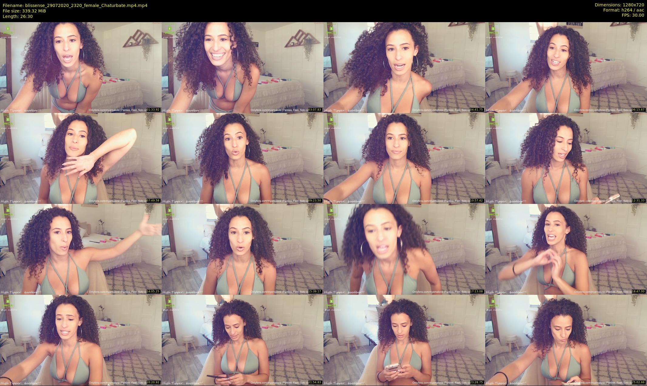 blissense — 27 minute Chaturbate female cam show recording, 720p, Jul 29, 2020
