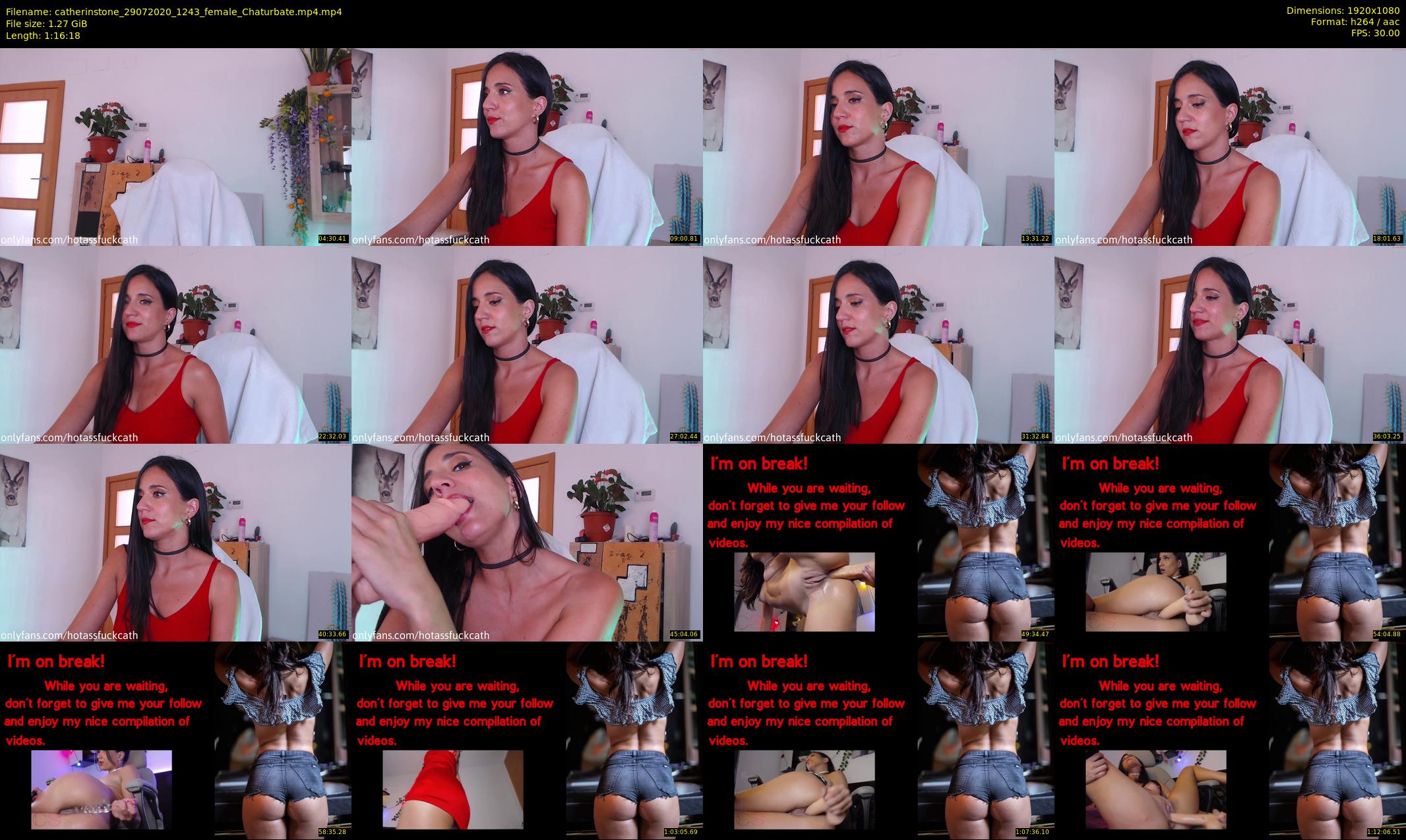 catherinstone — 77 minute Chaturbate female cam show recording, 1080p, Jul 29, 2020