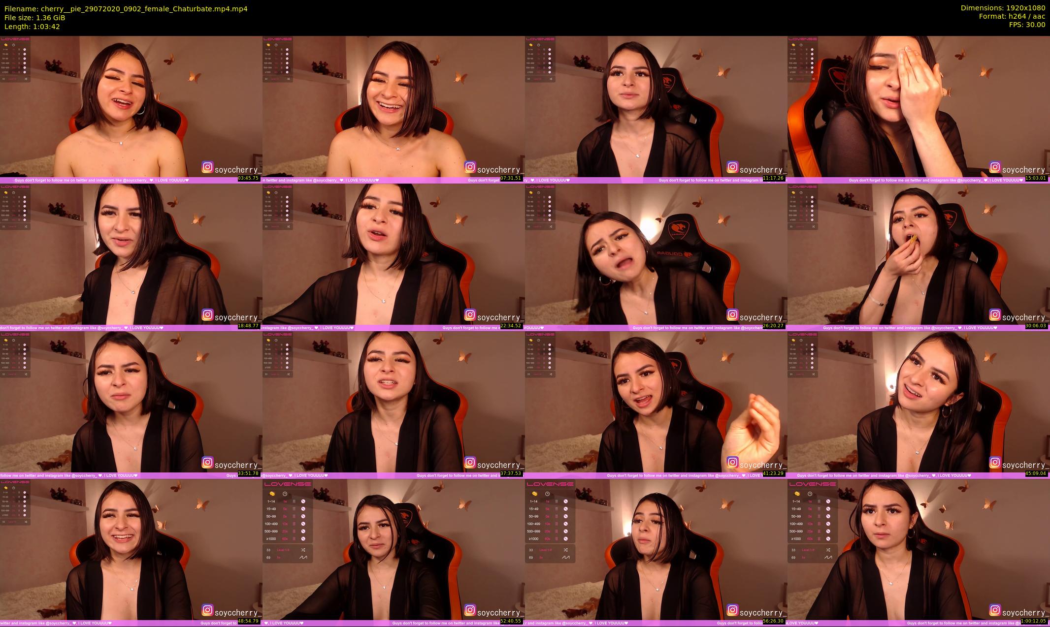 cherry__pie — 64 minute Chaturbate female cam show recording, 1080p, Jul 29, 2020