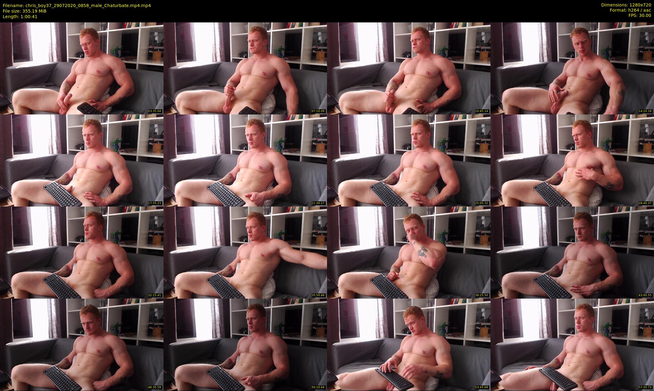 chris_boy37 — 61 minute Chaturbate male cam show recording, 720p, Jul 29, 2020