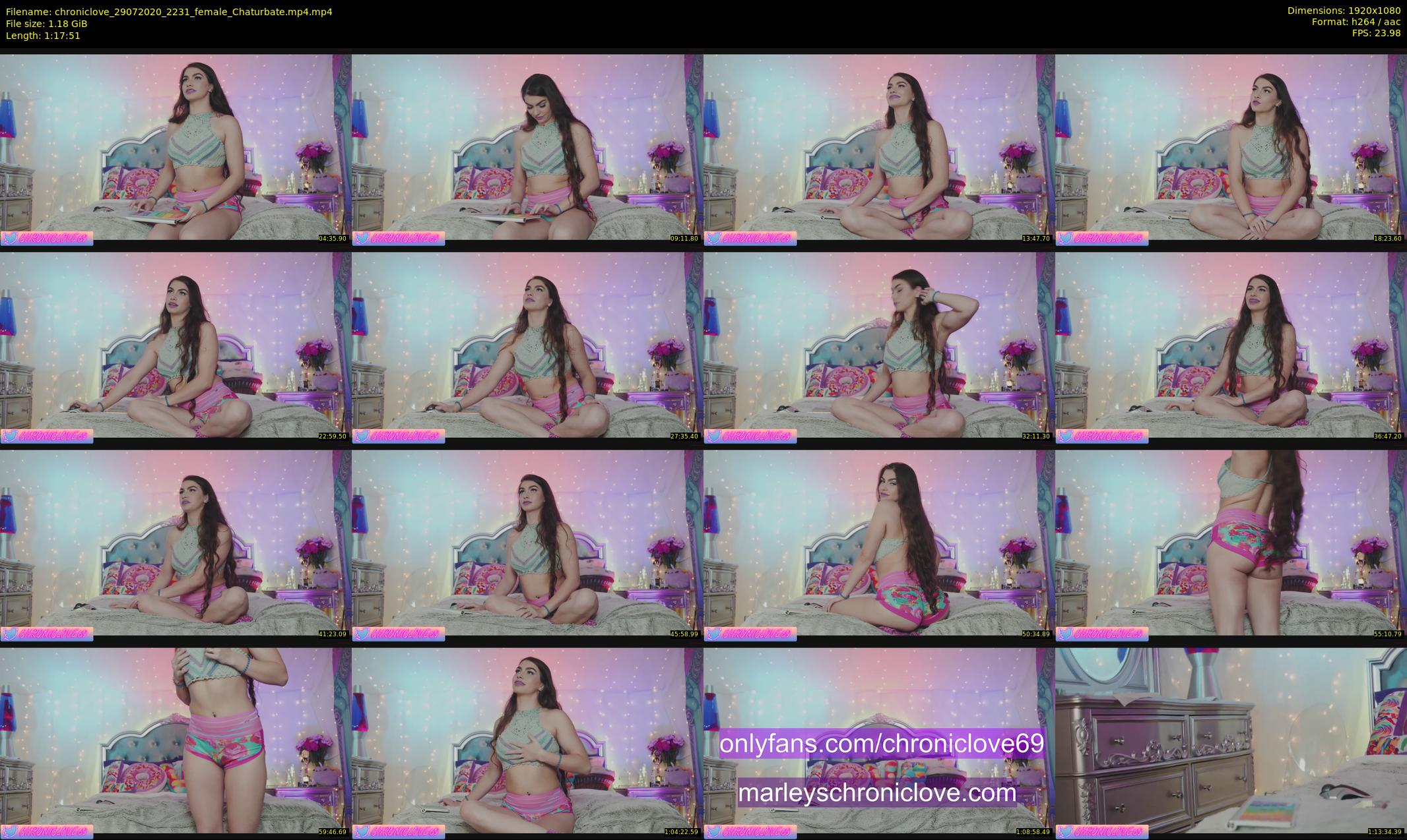 chroniclove — 78 minute Chaturbate female cam show recording, 1080p, Jul 29, 2020
