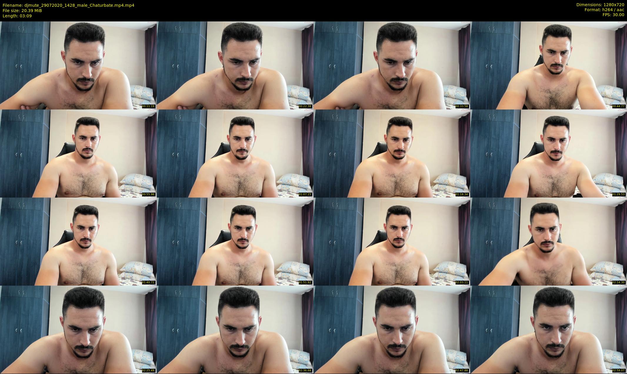 djmute — 4 minute Chaturbate male cam show recording, 720p, Jul 29, 2020