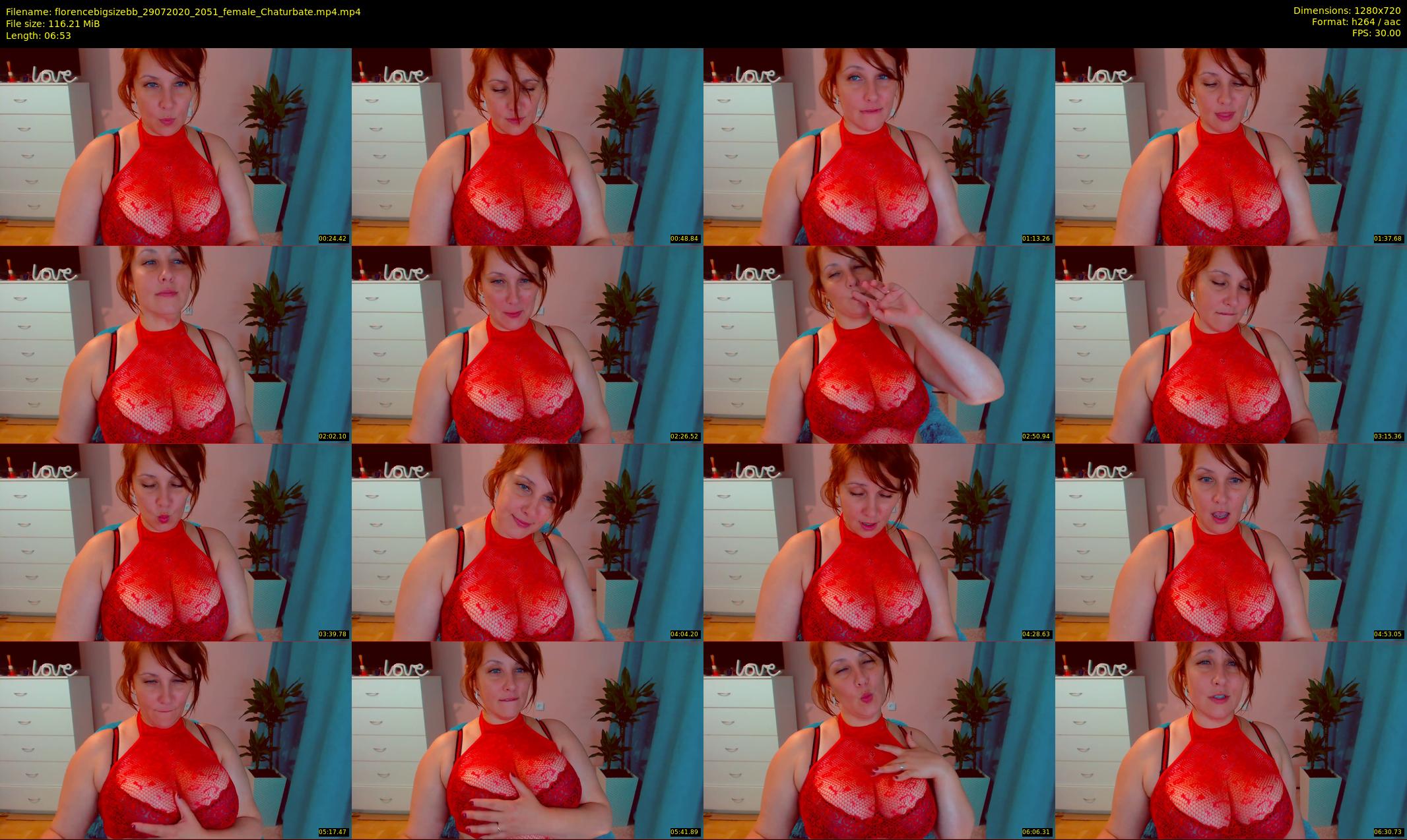 florencebigsizebb — 7 minute Chaturbate female cam show recording, 720p, Jul 29, 2020
