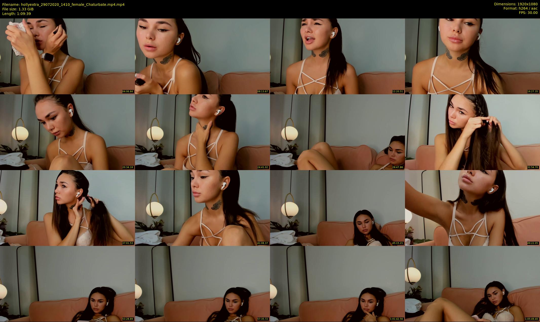 hollyextra — 70 minute Chaturbate female cam show recording, 1080p, Jul 29, 2020