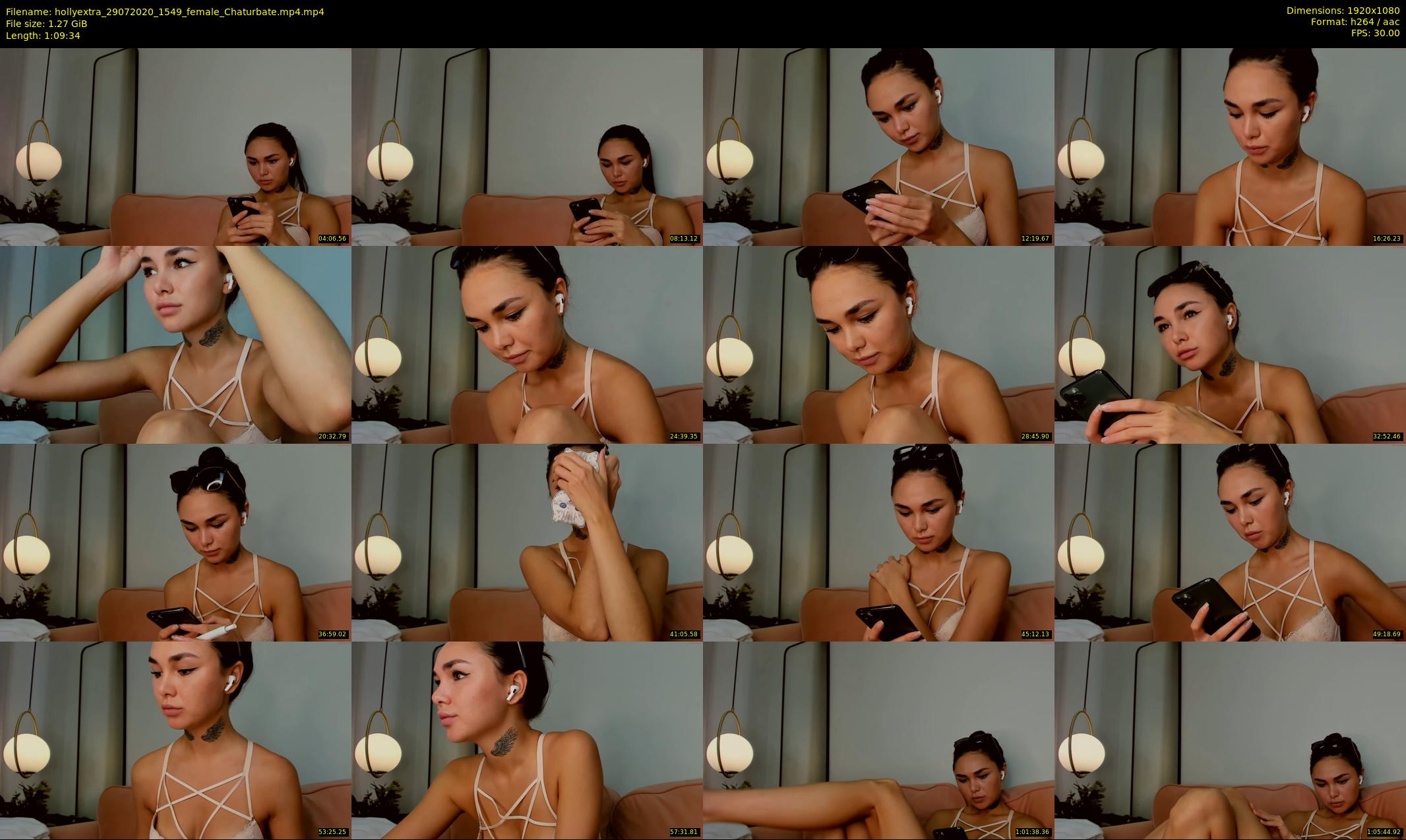 hollyextra — 70 minute Chaturbate female cam show recording, 1080p, Jul 29, 2020