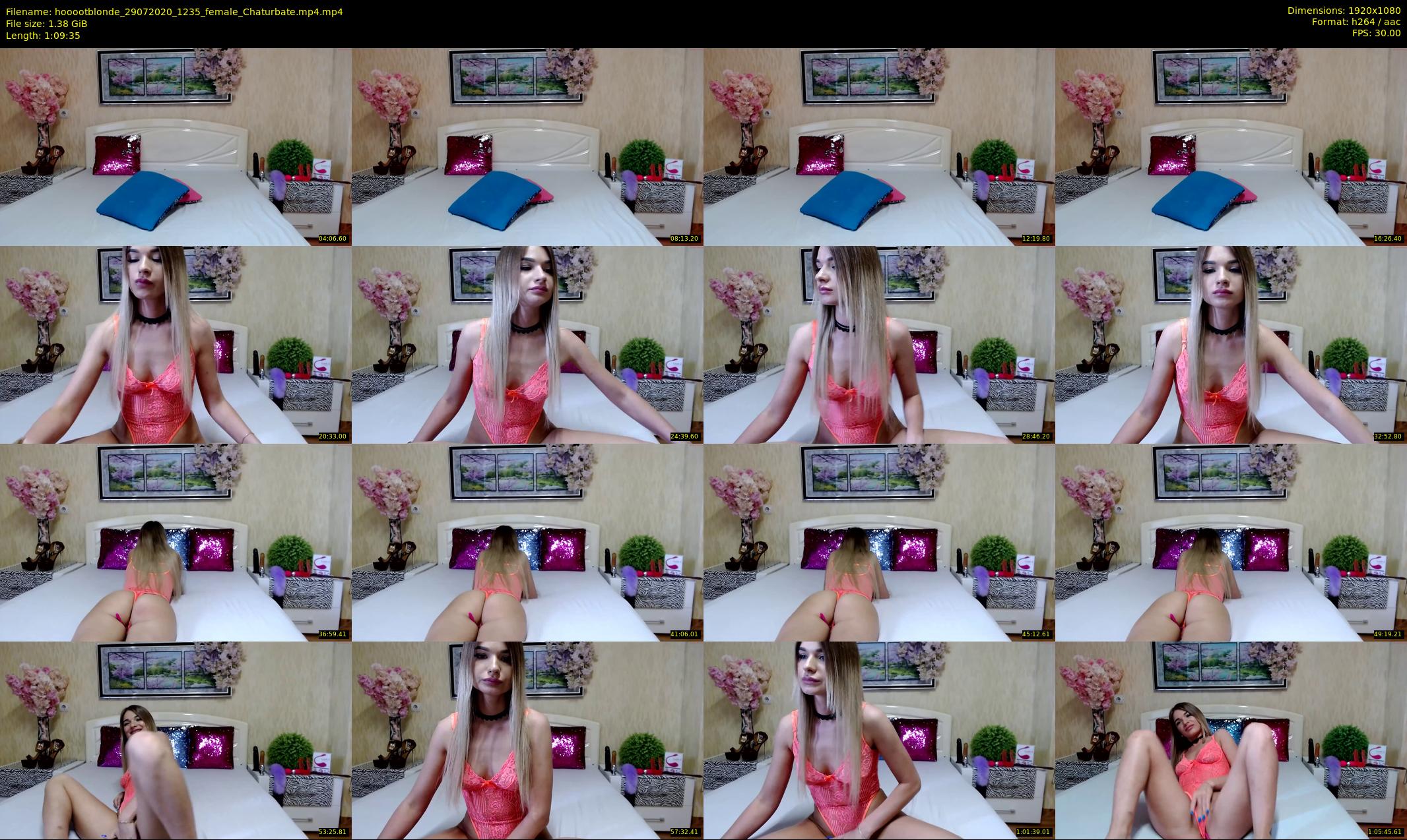 hooootblonde — 70 minute Chaturbate female cam show recording, 1080p, Jul 29, 2020