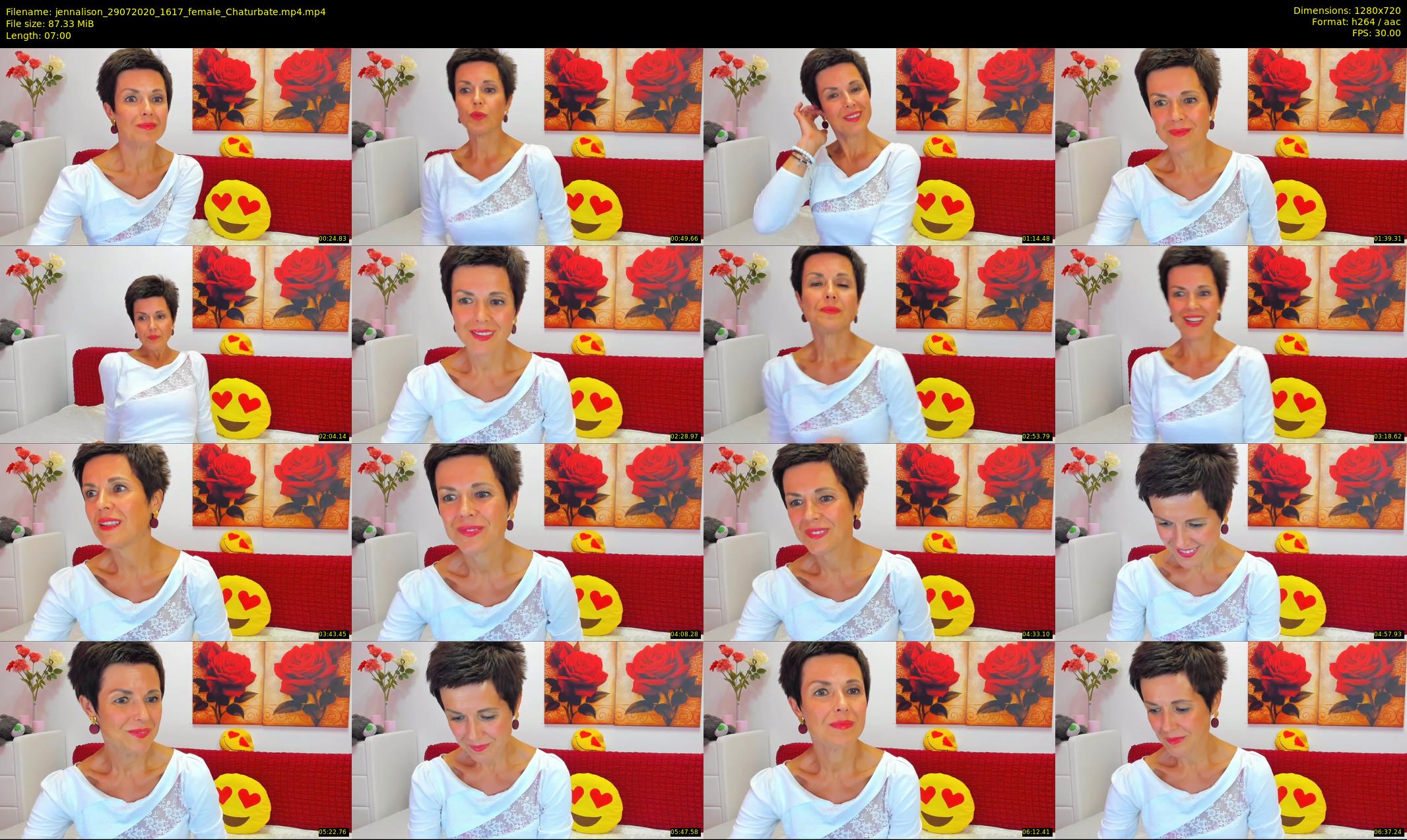 jennalison — 7 minute Chaturbate female cam show recording, 720p, Jul 29, 2020