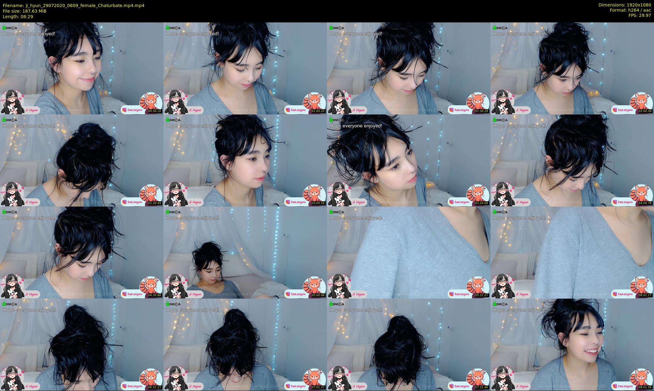 ji_hyun — 9 minute Chaturbate female cam show recording, 1080p, Jul 29, 2020