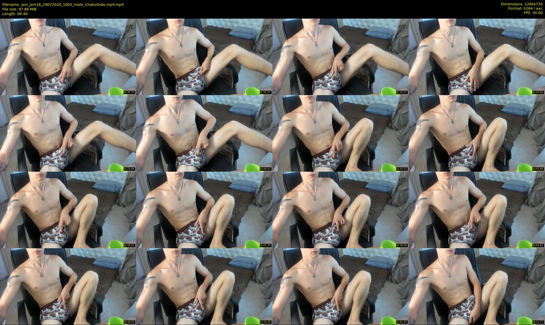 joni_joni18 — 9 minute Chaturbate male cam show recording, 720p, Jul 29, 2020