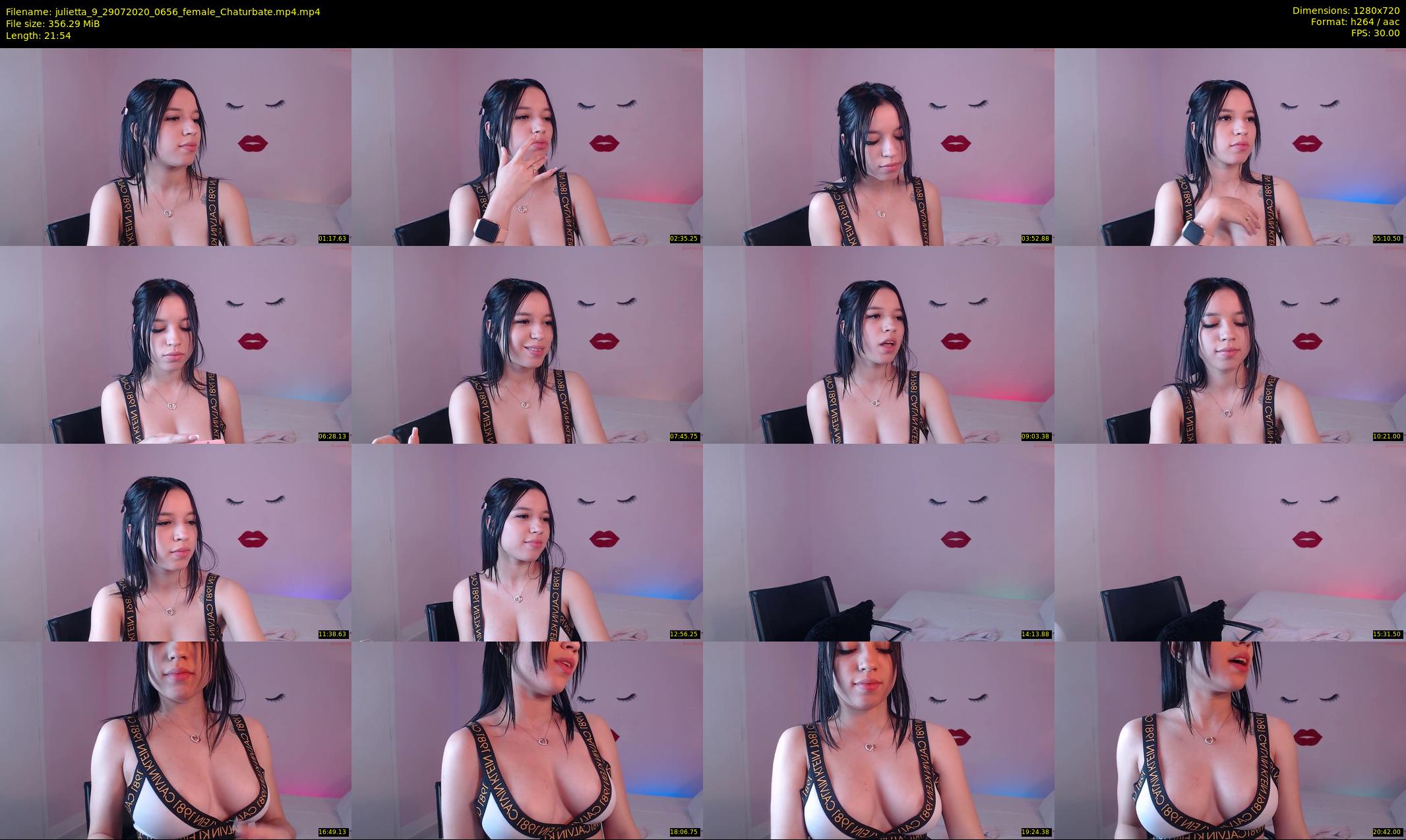 julietta_9 — 22 minute Chaturbate female cam show recording, 720p, Jul 29, 2020