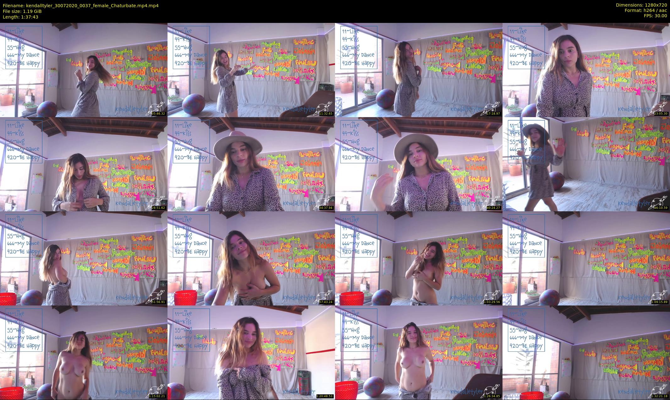 kendalltyler — 98 minute Chaturbate female cam show recording, 720p, Jul 30, 2020