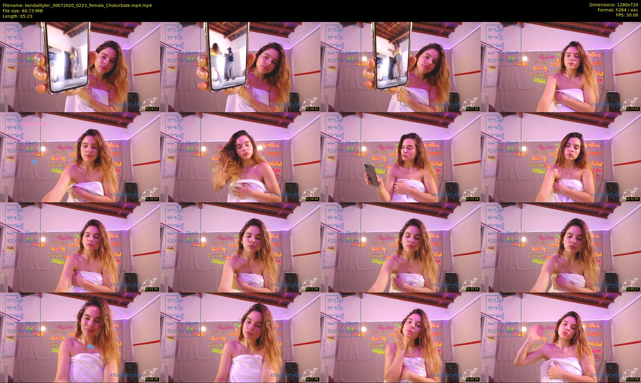 kendalltyler — 6 minute Chaturbate female cam show recording, 720p, Jul 30, 2020