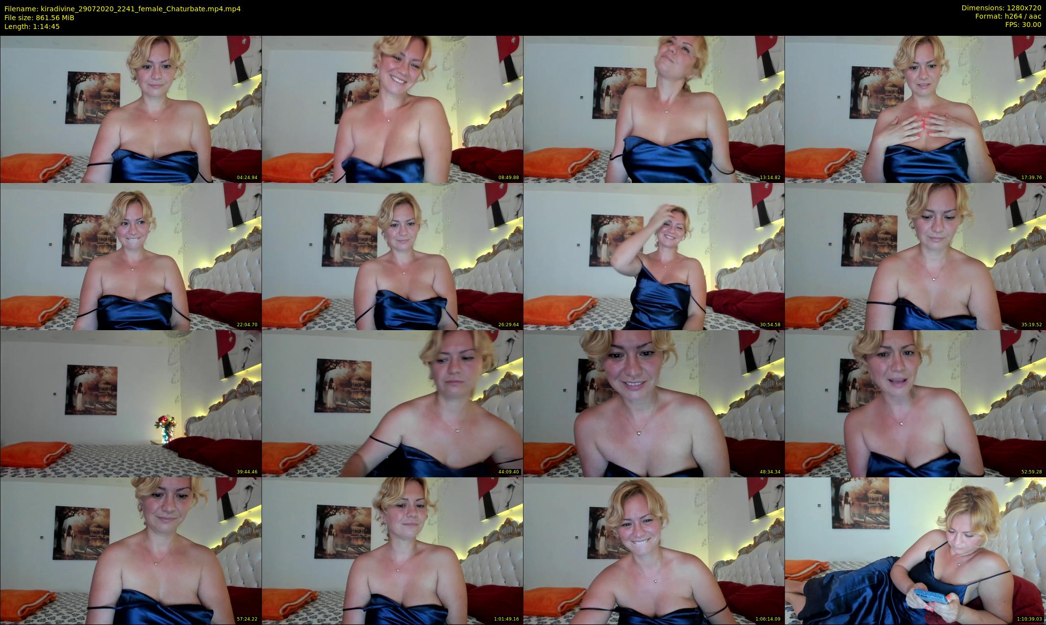kiradivine — 75 minute Chaturbate female cam show recording, 720p, Jul 29, 2020