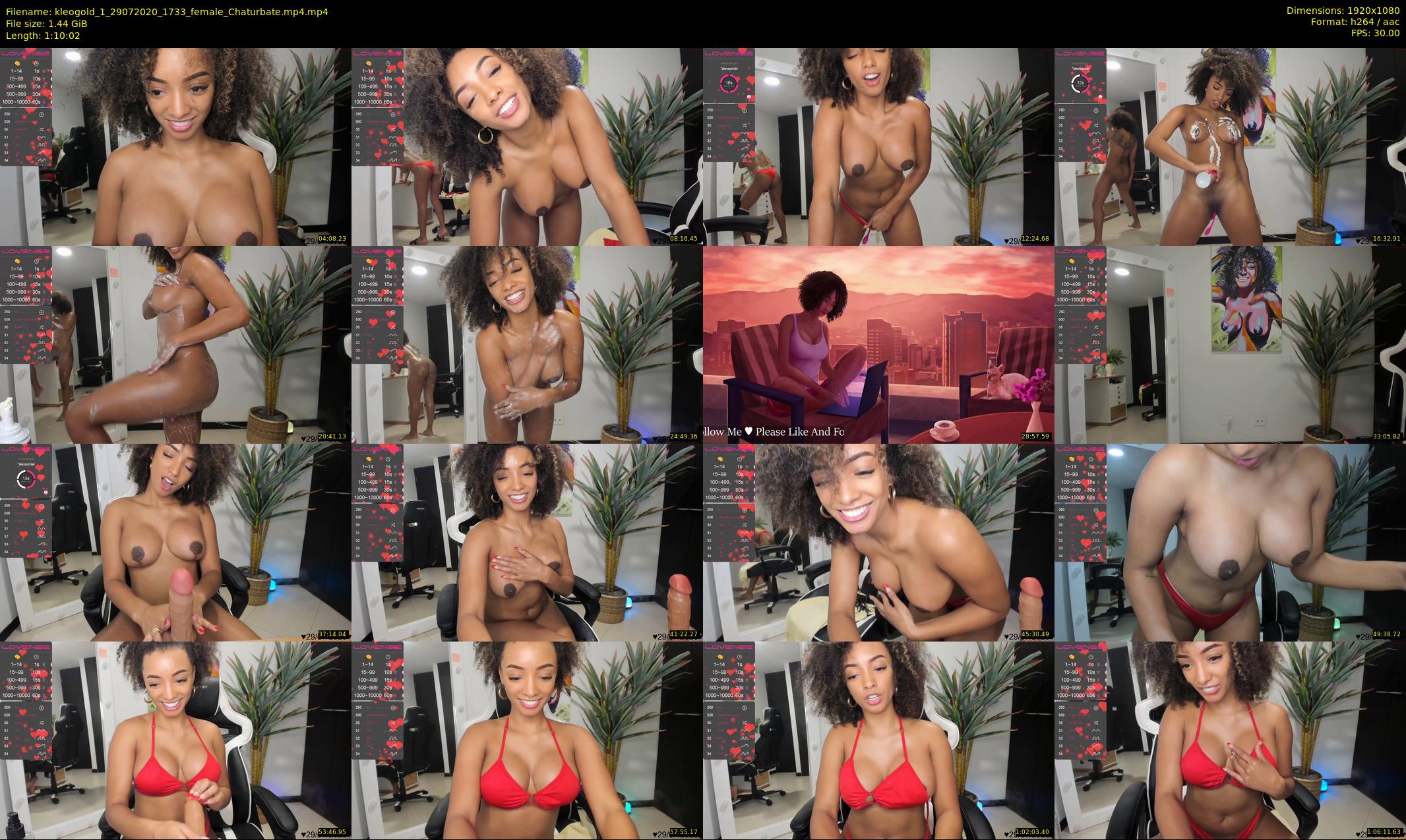 kleogold_1 — 71 minute Chaturbate female cam show recording, 1080p, Jul 29, 2020