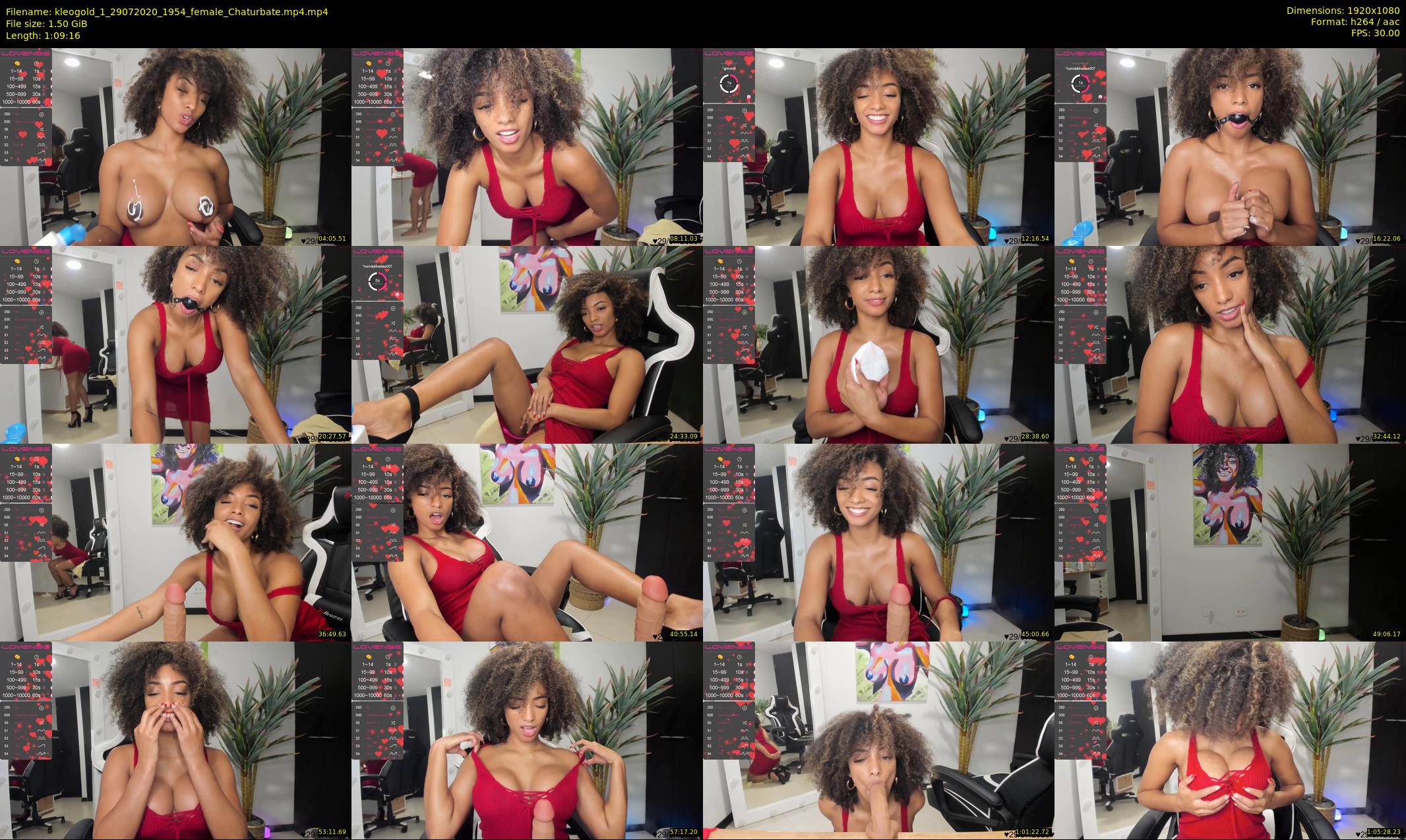 kleogold_1 — 70 minute Chaturbate female cam show recording, 1080p, Jul 29, 2020