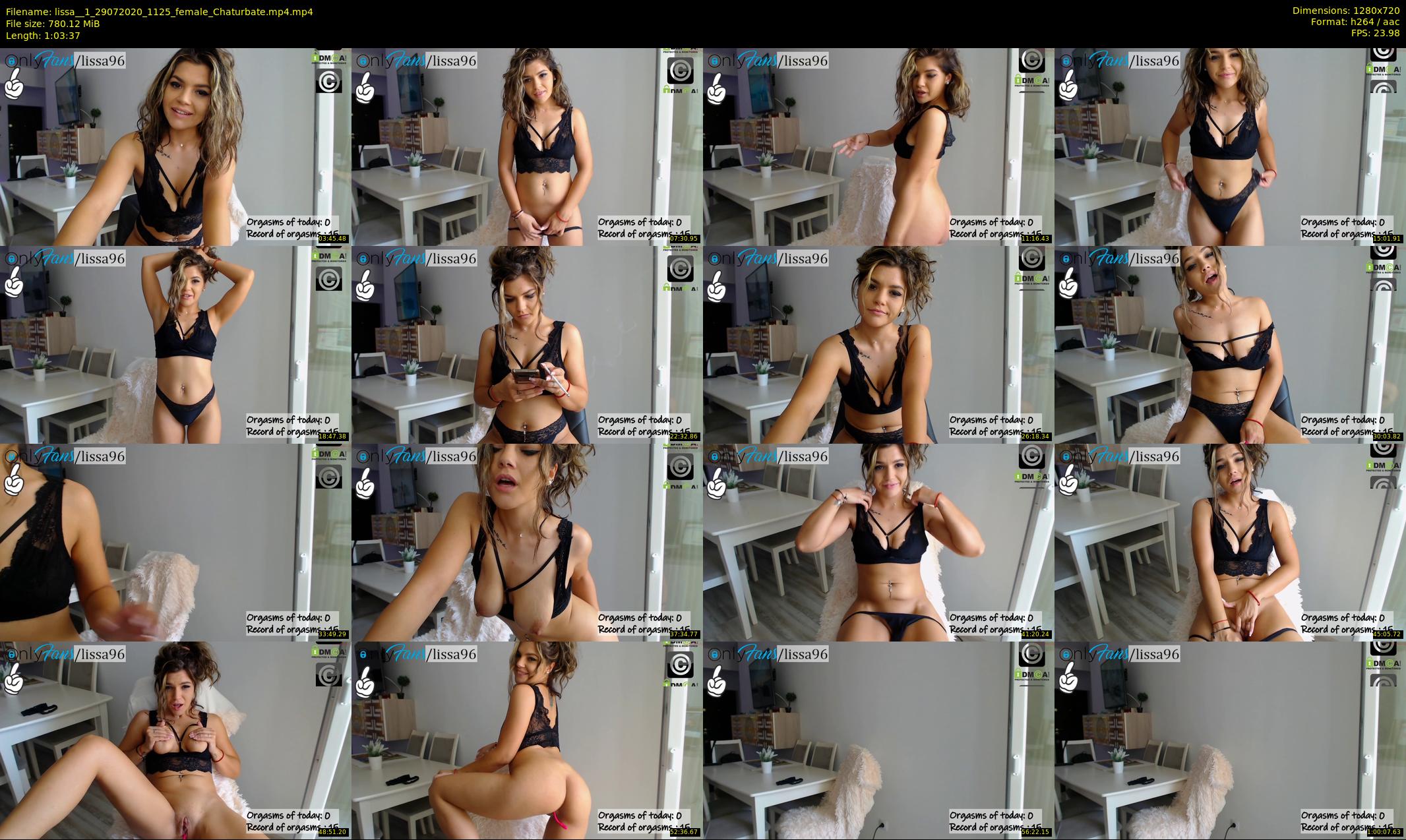 lissa__1 — 64 minute Chaturbate female cam show recording, 720p, Jul 29, 2020