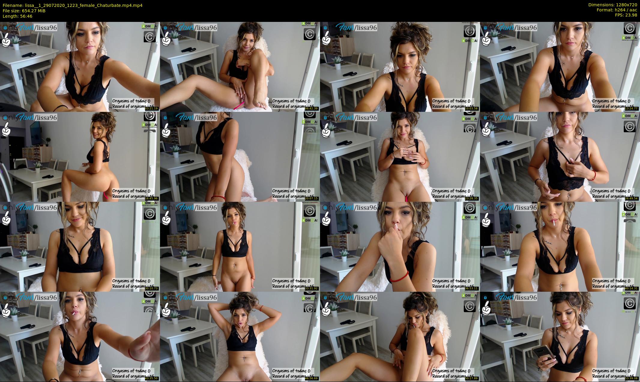 lissa__1 — 57 minute Chaturbate female cam show recording, 720p, Jul 29, 2020