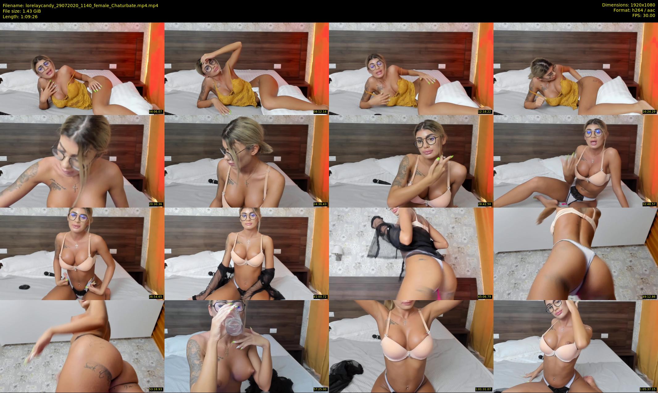 lorelaycandy — 70 minute Chaturbate female cam show recording, 1080p, Jul 29, 2020