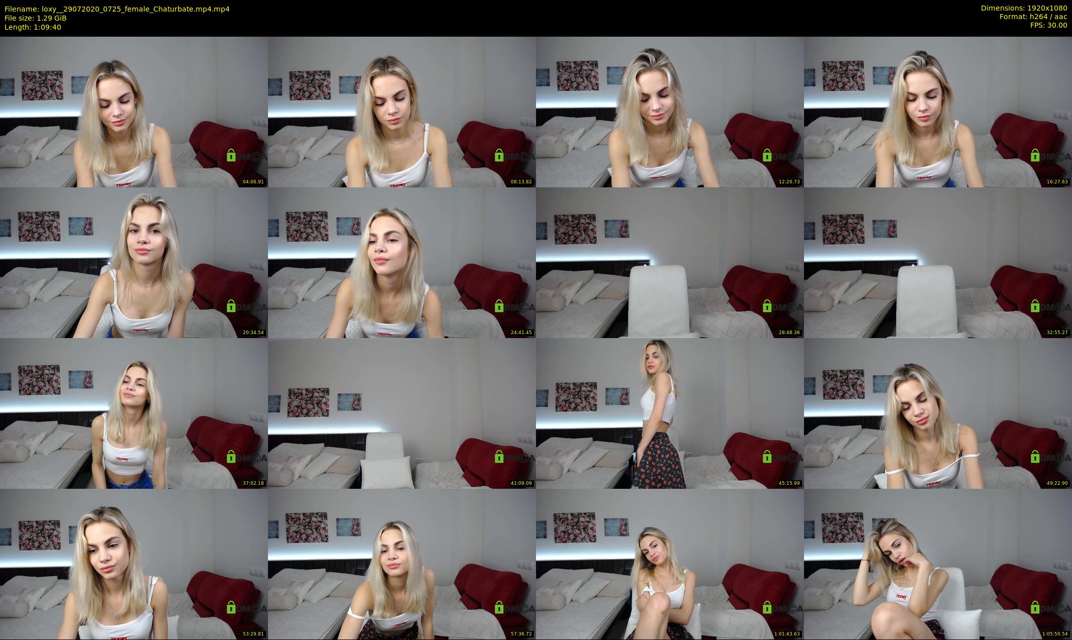 loxy_ — 70 minute Chaturbate female cam show recording, 1080p, Jul 29, 2020