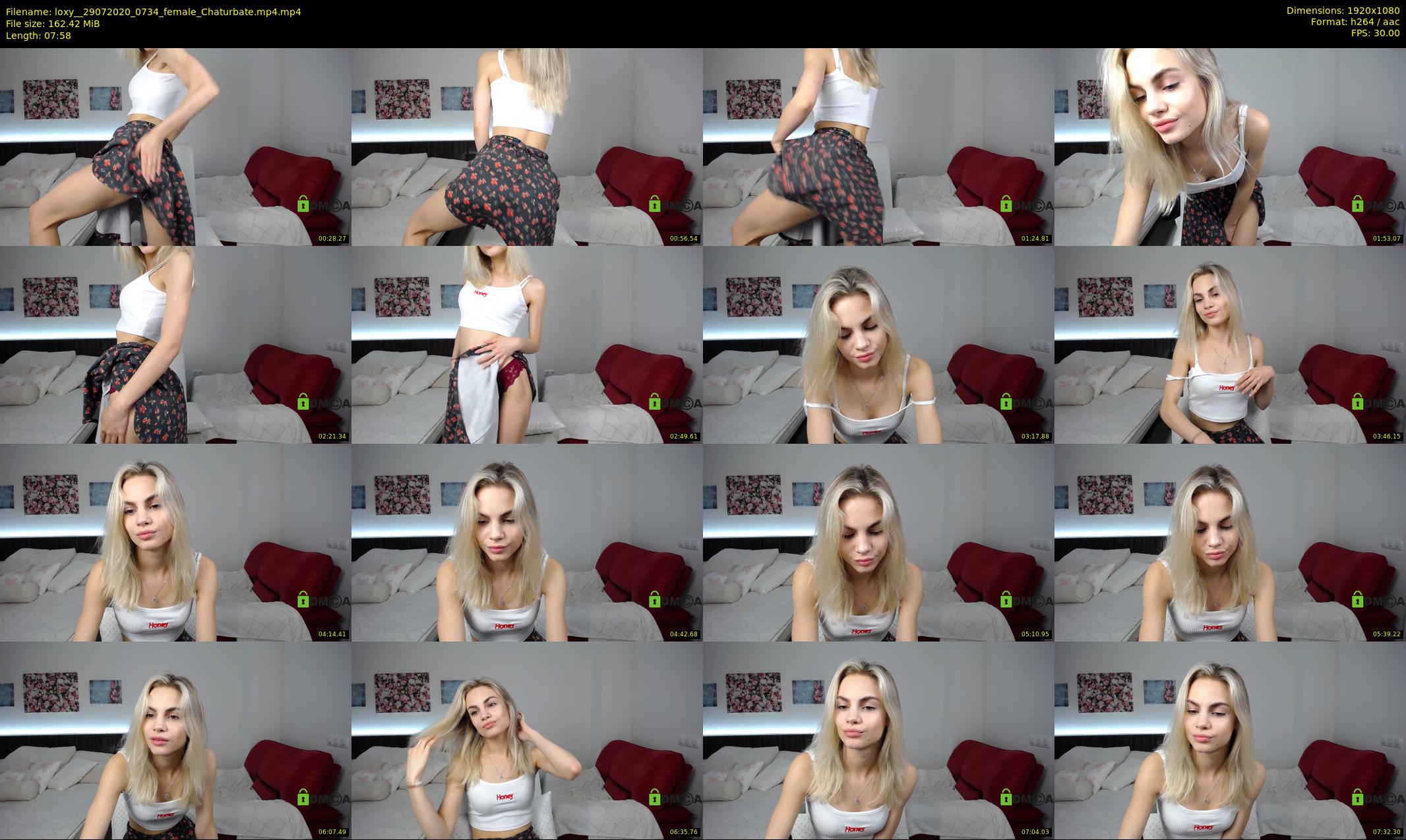 loxy_ — 8 minute Chaturbate female cam show recording, 1080p, Jul 29, 2020