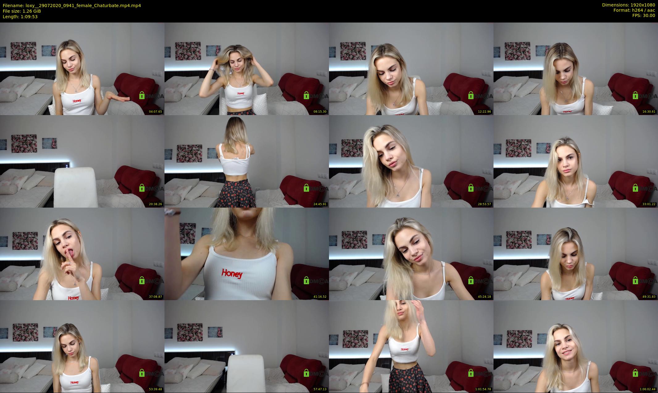 loxy_ — 70 minute Chaturbate female cam show recording, 1080p, Jul 29, 2020