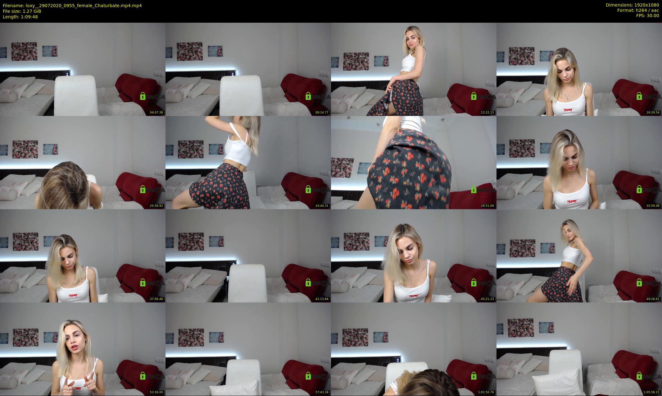 loxy_ — 70 minute Chaturbate female cam show recording, 1080p, Jul 29, 2020