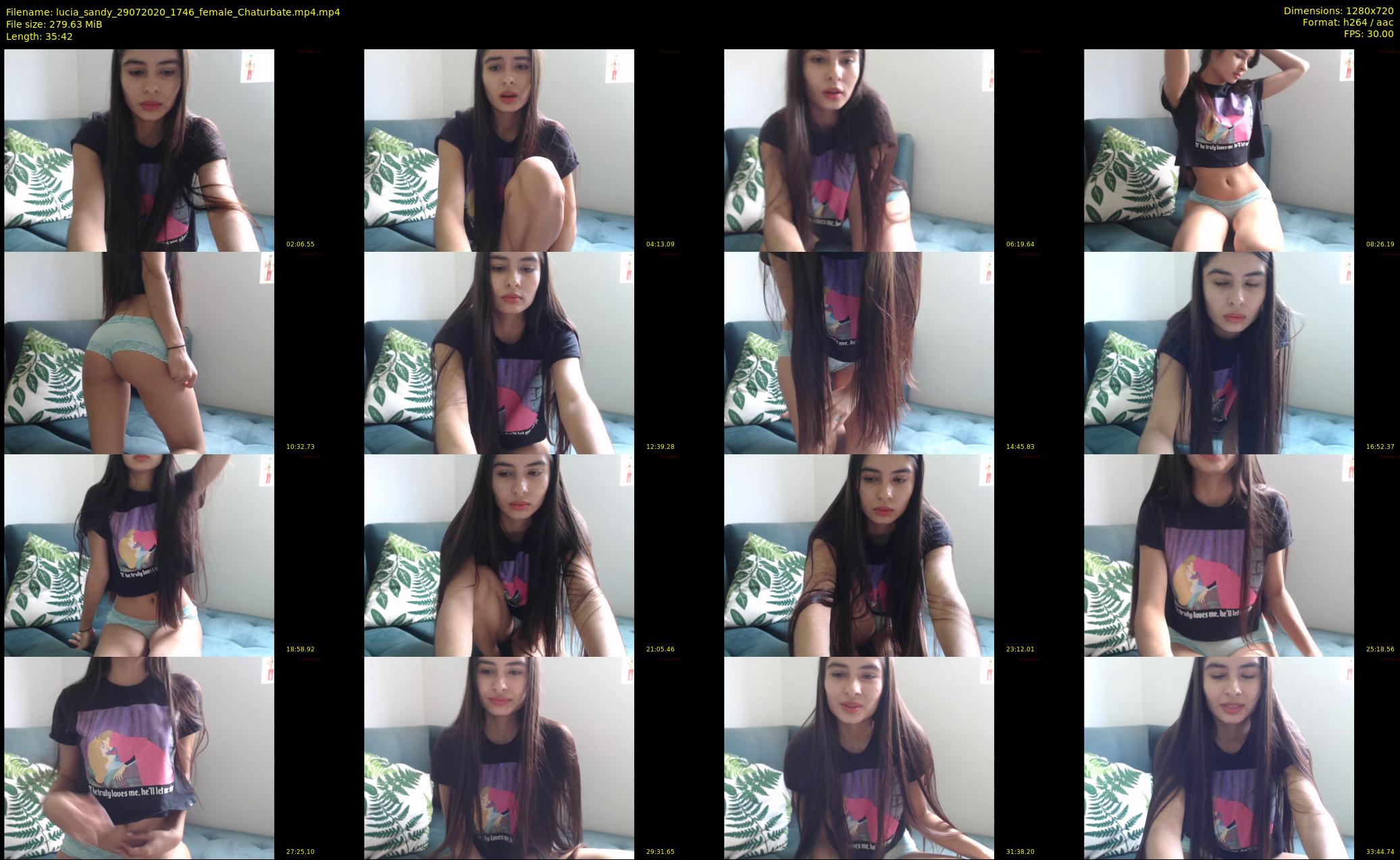 lucia_sandy — 36 minute Chaturbate female cam show recording, 720p, Jul 29, 2020