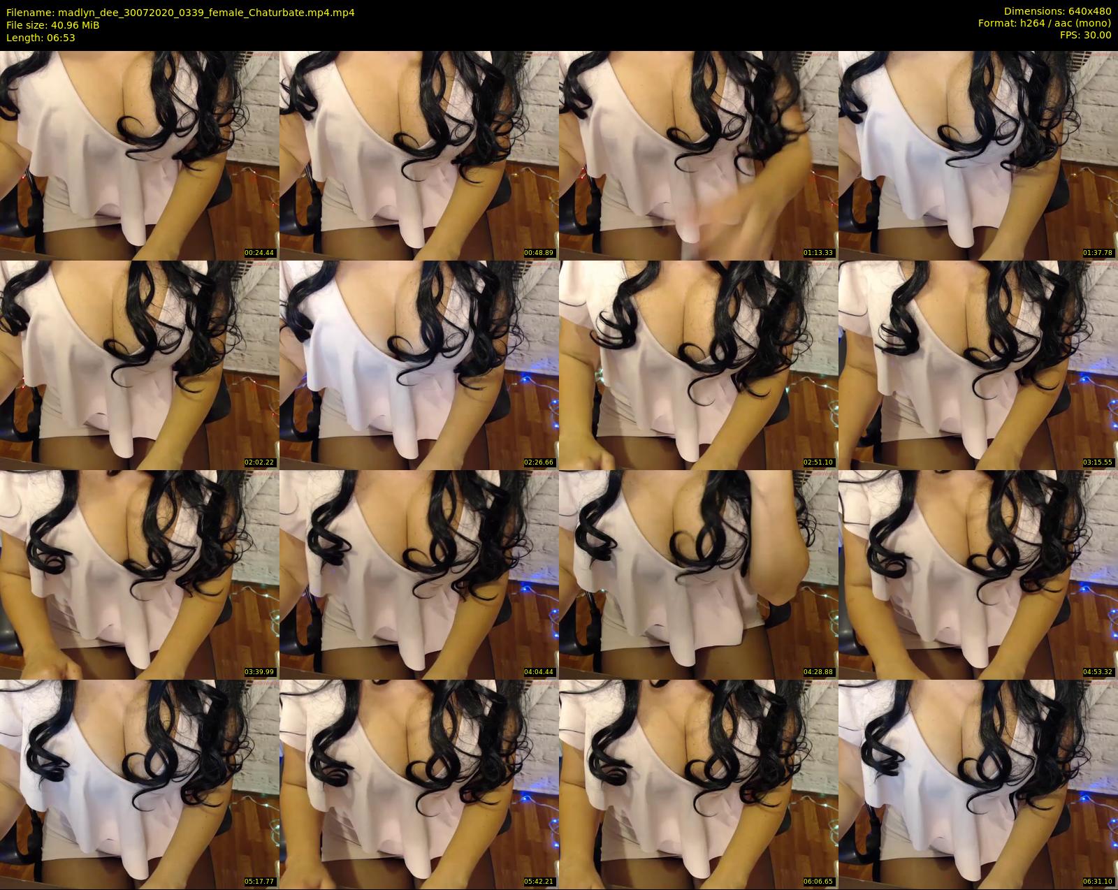 madlyn_dee — 7 minute Chaturbate female cam show recording, 480p, Jul 30, 2020