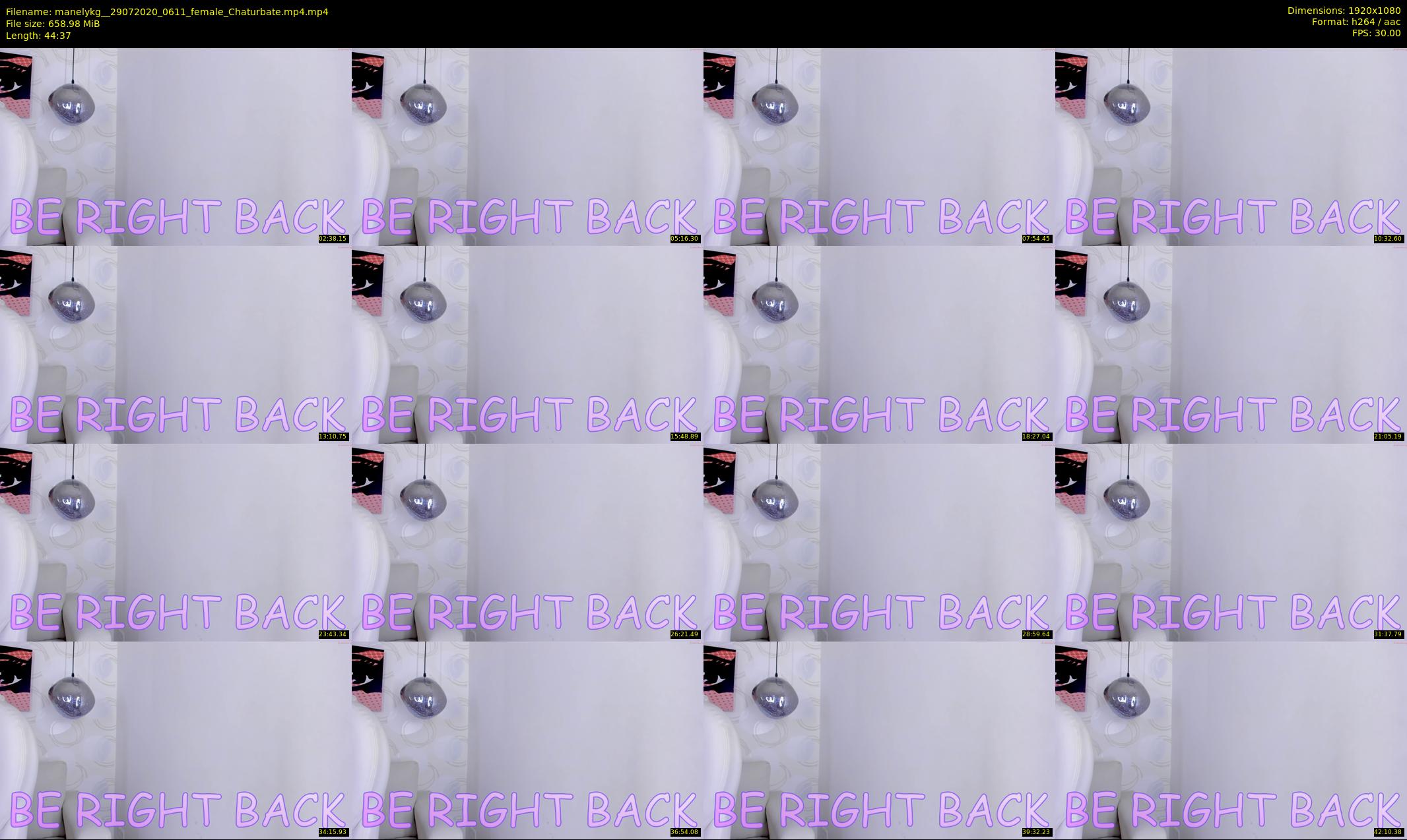 manelykg_ — 45 minute Chaturbate female cam show recording, 1080p, Jul 29, 2020