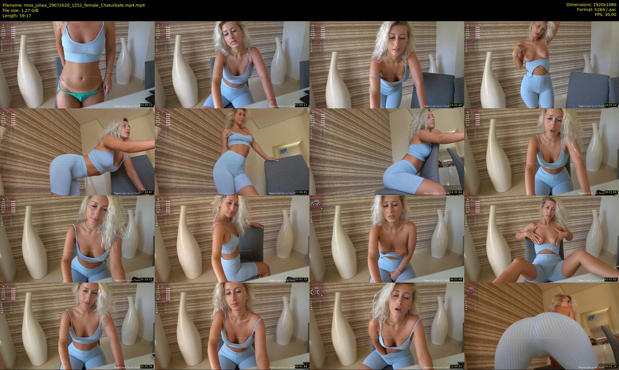 miss_juliaa — 60 minute Chaturbate female cam show recording, 1080p, Jul 29, 2020