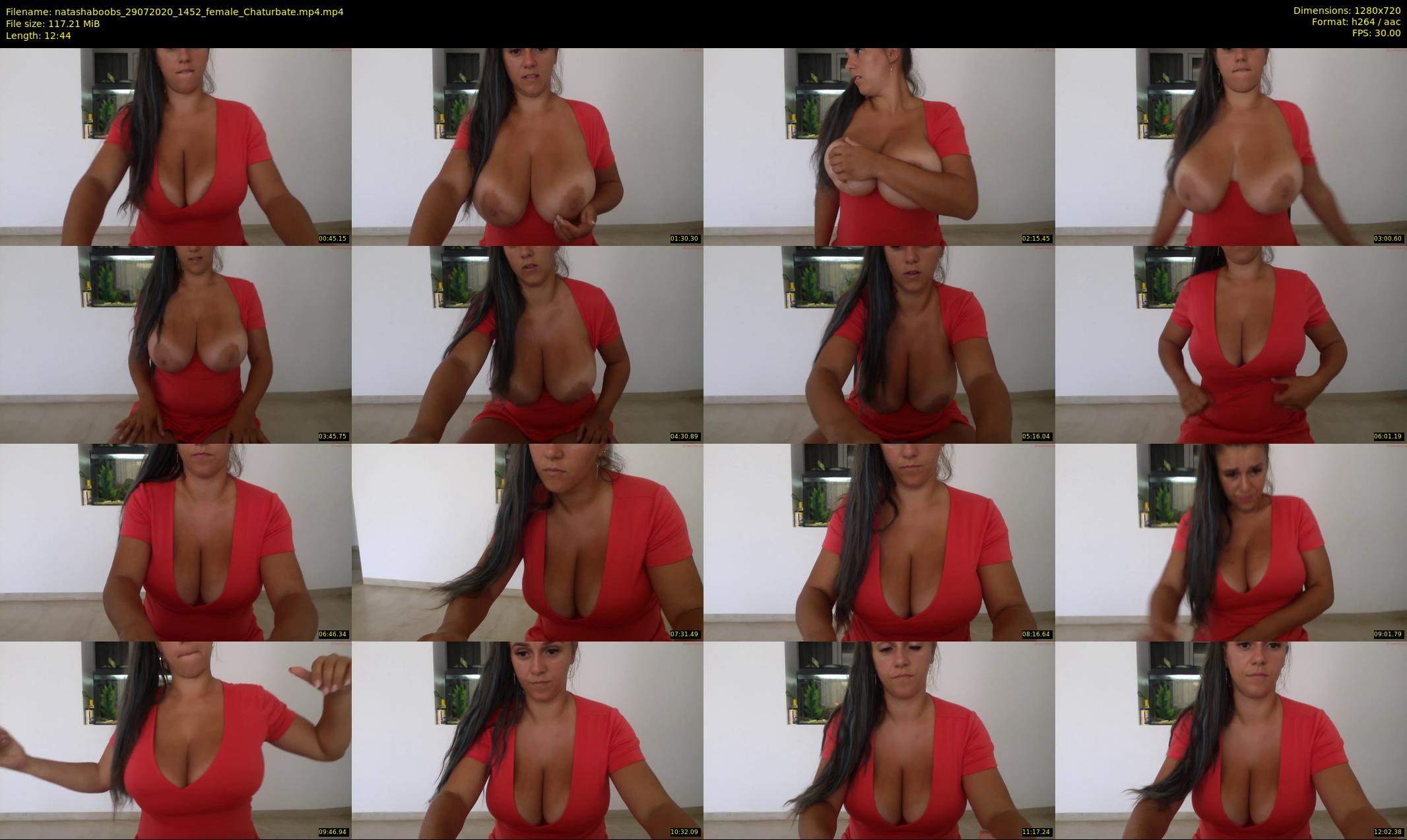 natashaboobs — 13 minute Chaturbate female cam show recording, 720p, Jul 29, 2020
