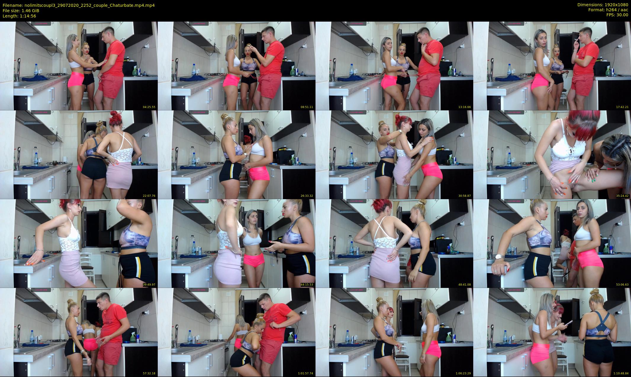nolimitscoupl3 — 75 minute Chaturbate couple cam show recording, 1080p, Jul 29, 2020