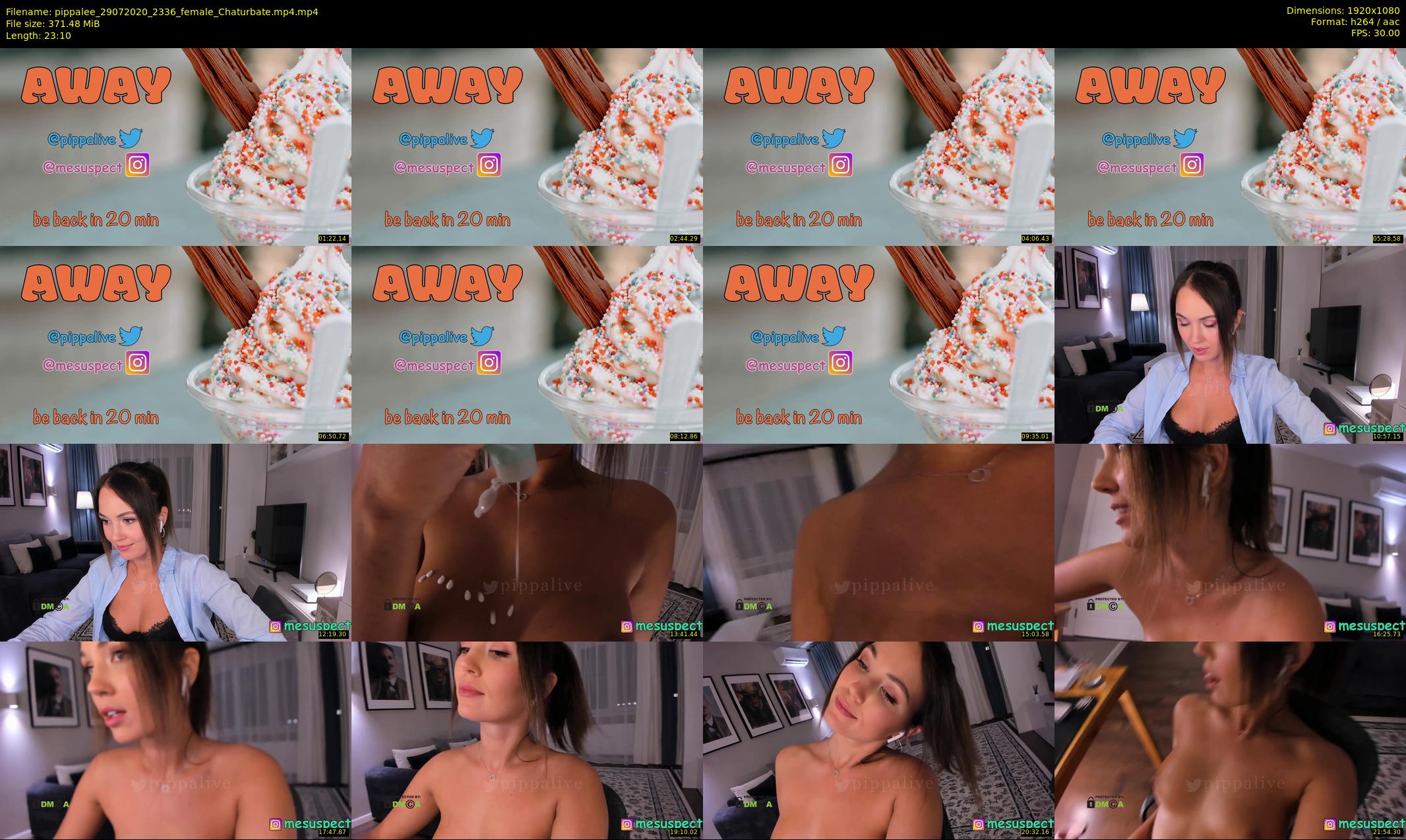 pippalee — 24 minute Chaturbate female cam show recording, 1080p, Jul 29, 2020