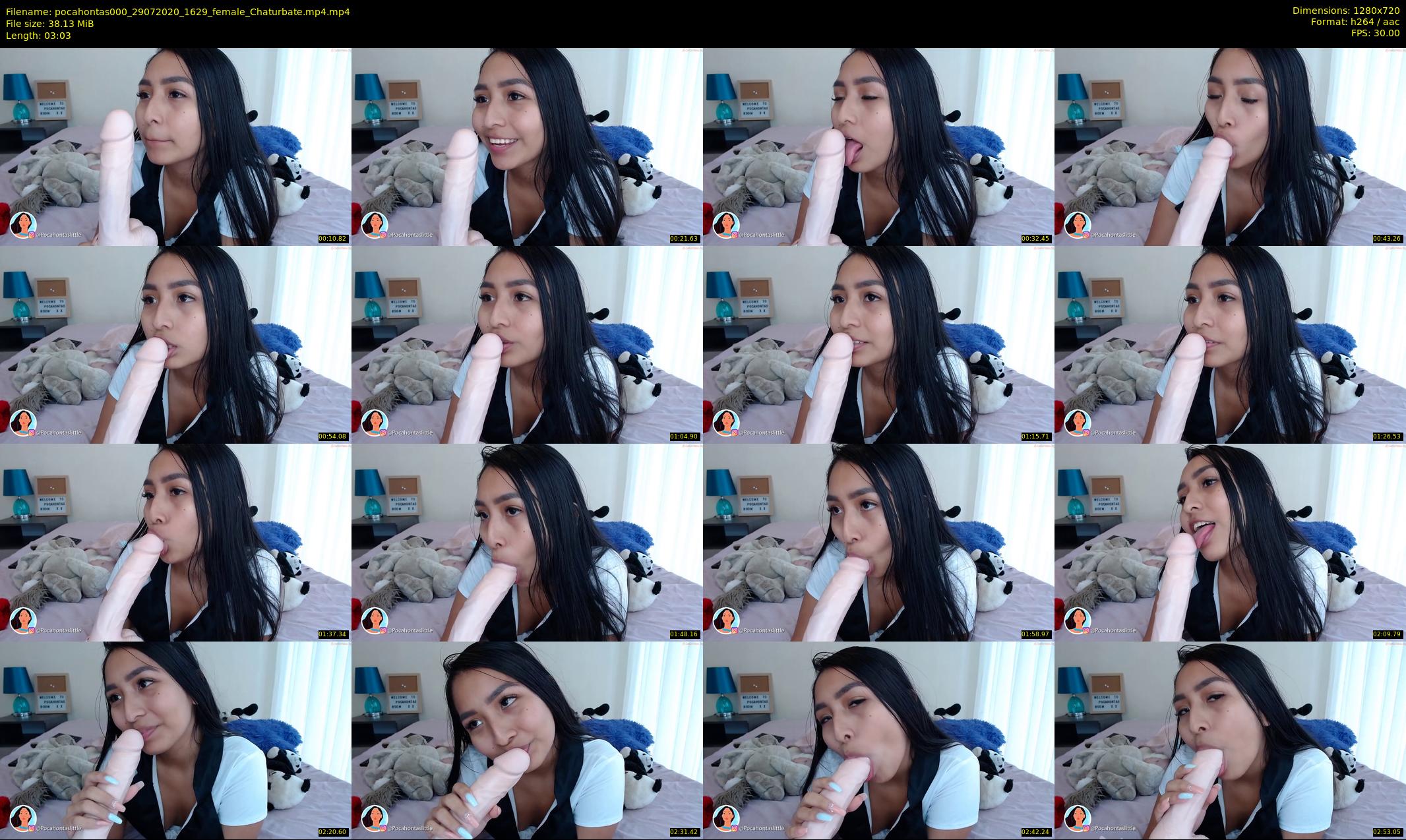 pocahontas000 — 4 minute Chaturbate female cam show recording, 720p, Jul 29, 2020