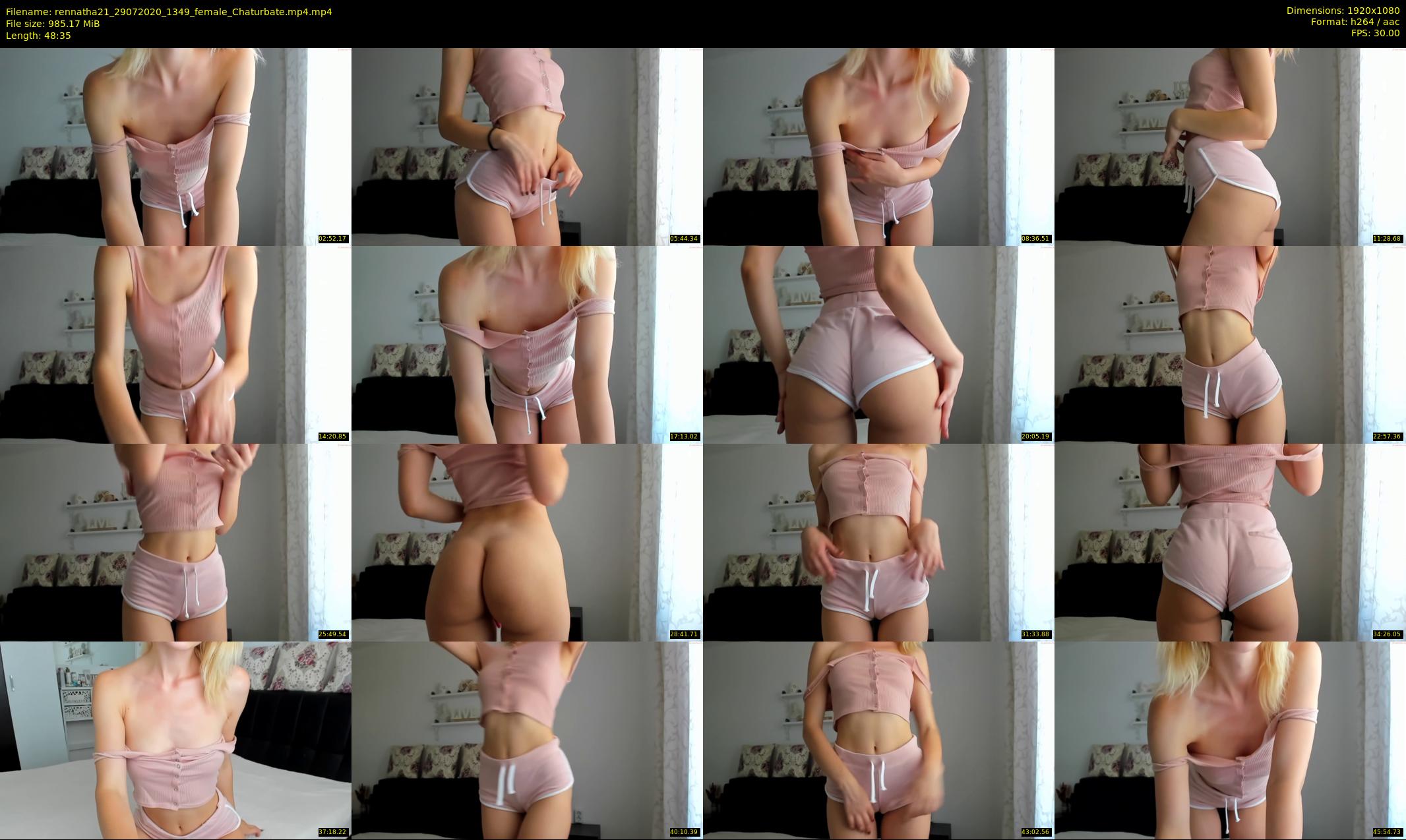 rennatha21 — 49 minute Chaturbate female cam show recording, 1080p, Jul 29, 2020