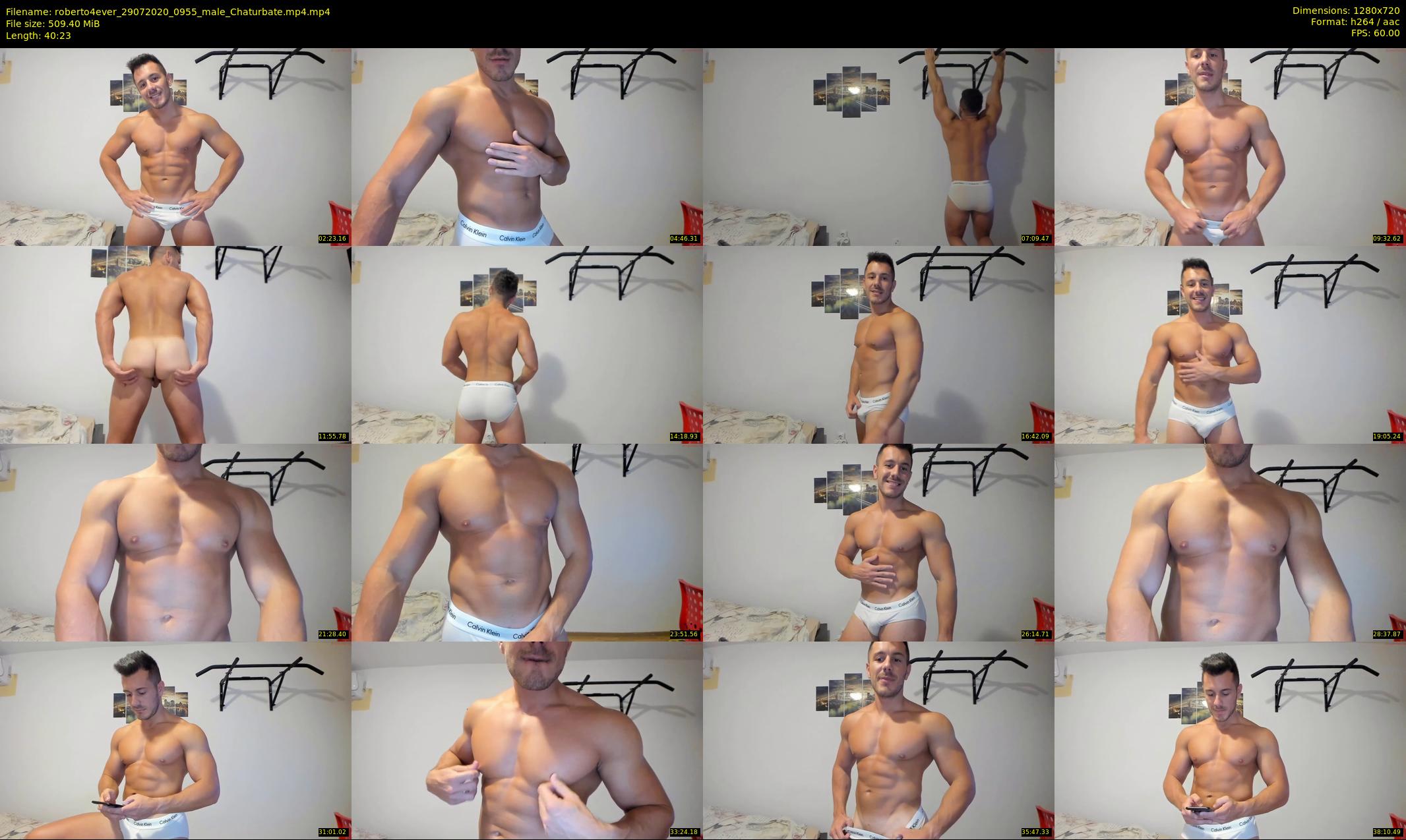 roberto4ever — 41 minute Chaturbate male cam show recording, 720p, Jul 29, 2020