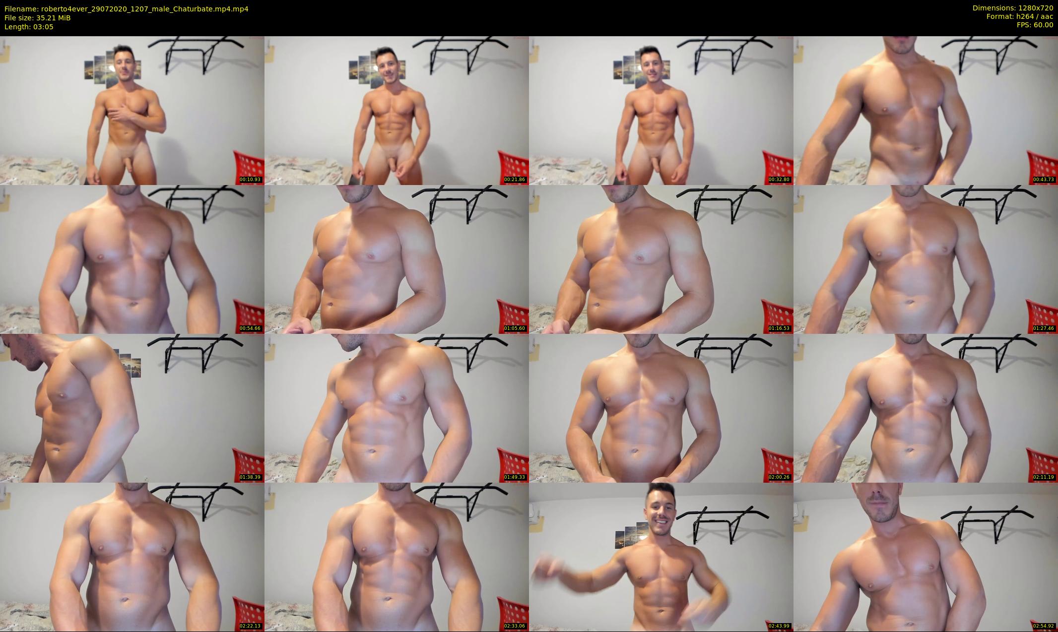 roberto4ever — 4 minute Chaturbate male cam show recording, 720p, Jul 29, 2020