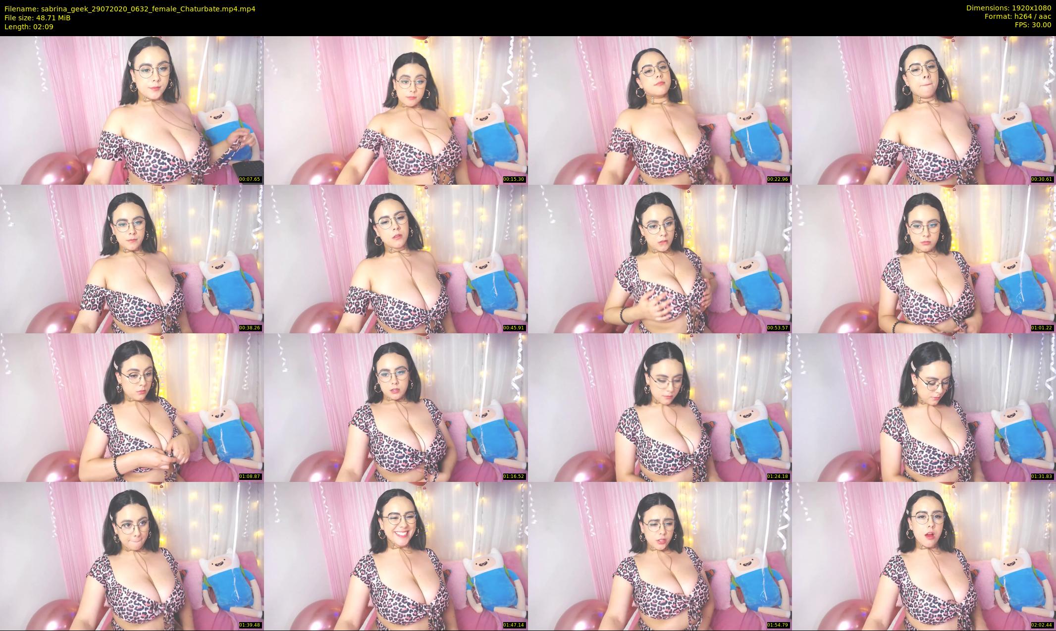 sabrina_geek — 3 minute Chaturbate female cam show recording, 1080p, Jul 29, 2020