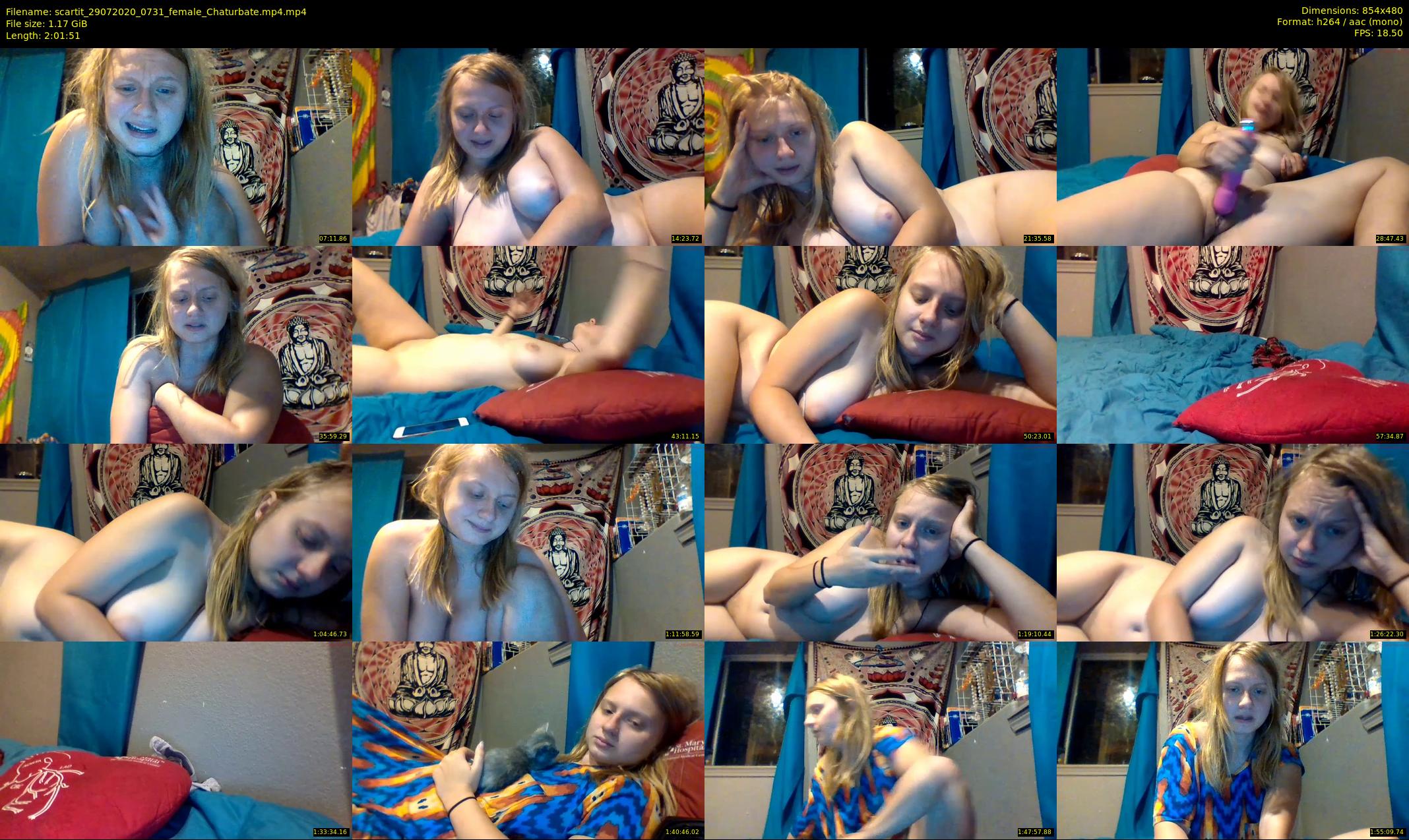 scartit — 122 minute Chaturbate female cam show recording, 480p, Jul 29, 2020
