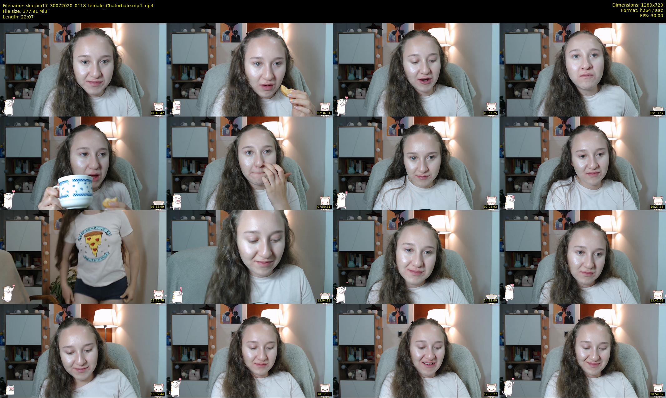 skarpio17 — 23 minute Chaturbate female cam show recording, 720p, Jul 30, 2020