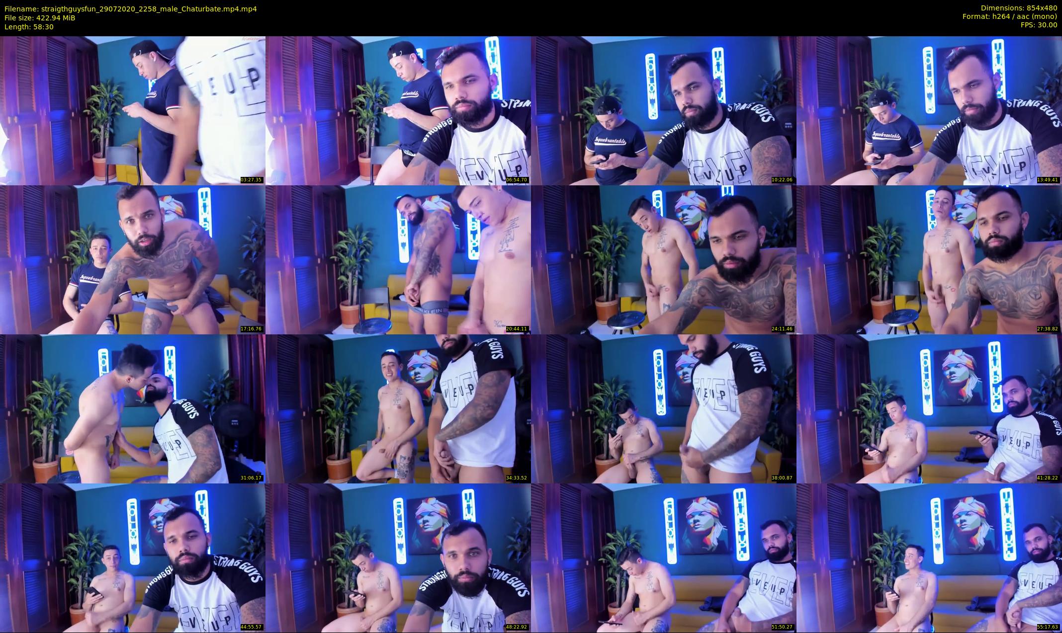 straigthguysfun — 59 minute Chaturbate male cam show recording, 480p, Jul 29, 2020
