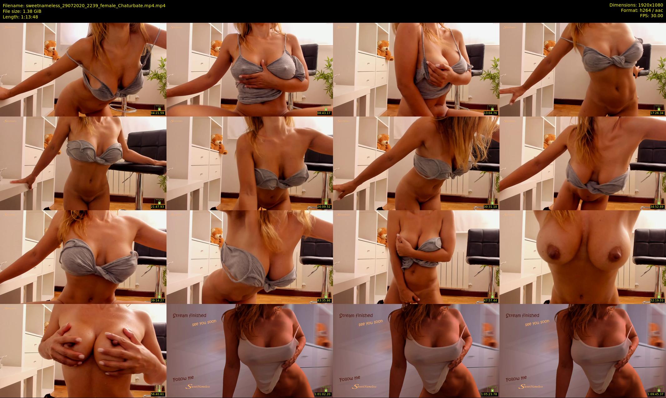 sweetnameless — 74 minute Chaturbate couple cam show recording, 1080p, Jul 29, 2020