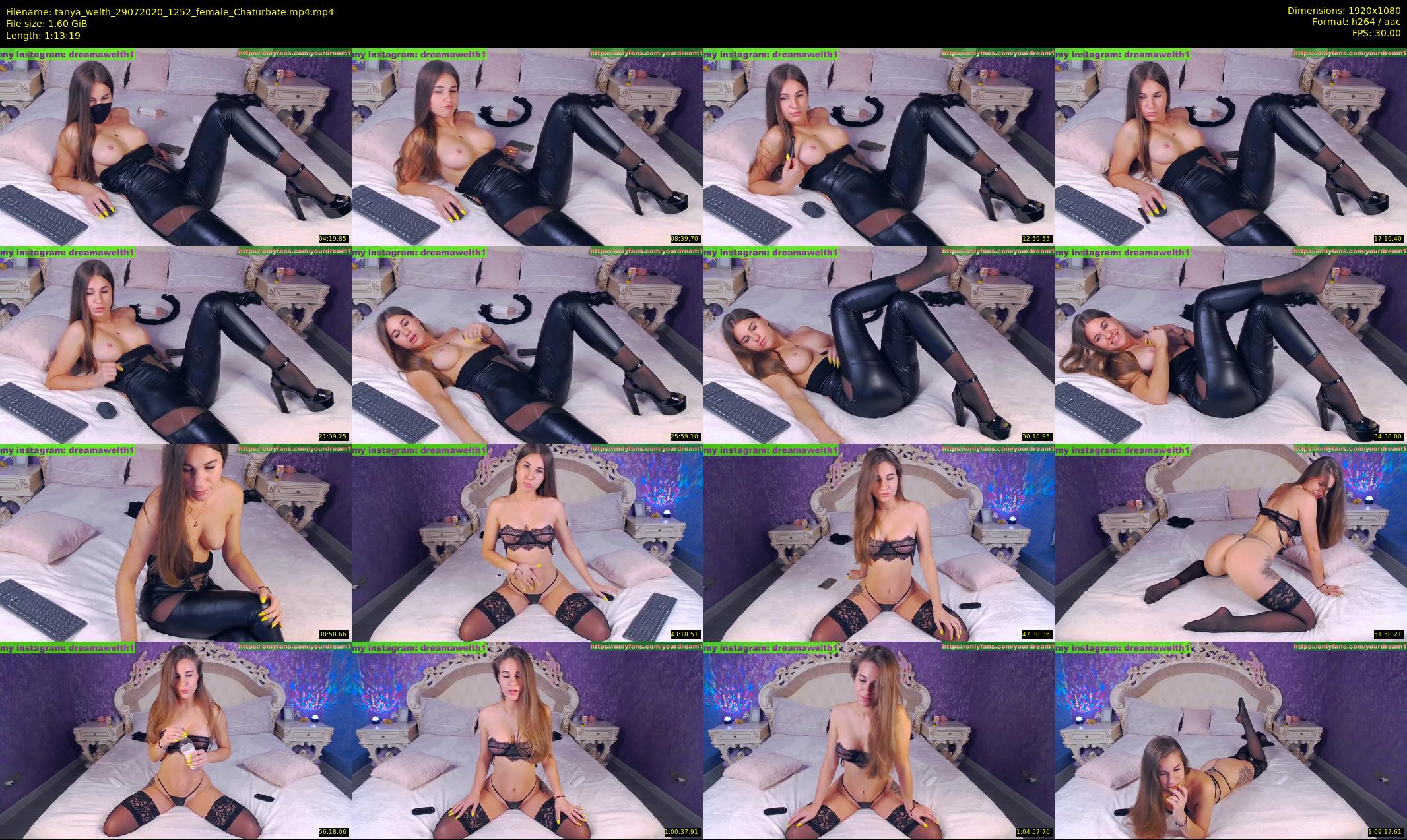 tanya_welth — 74 minute Chaturbate female cam show recording, 1080p, Jul 29, 2020