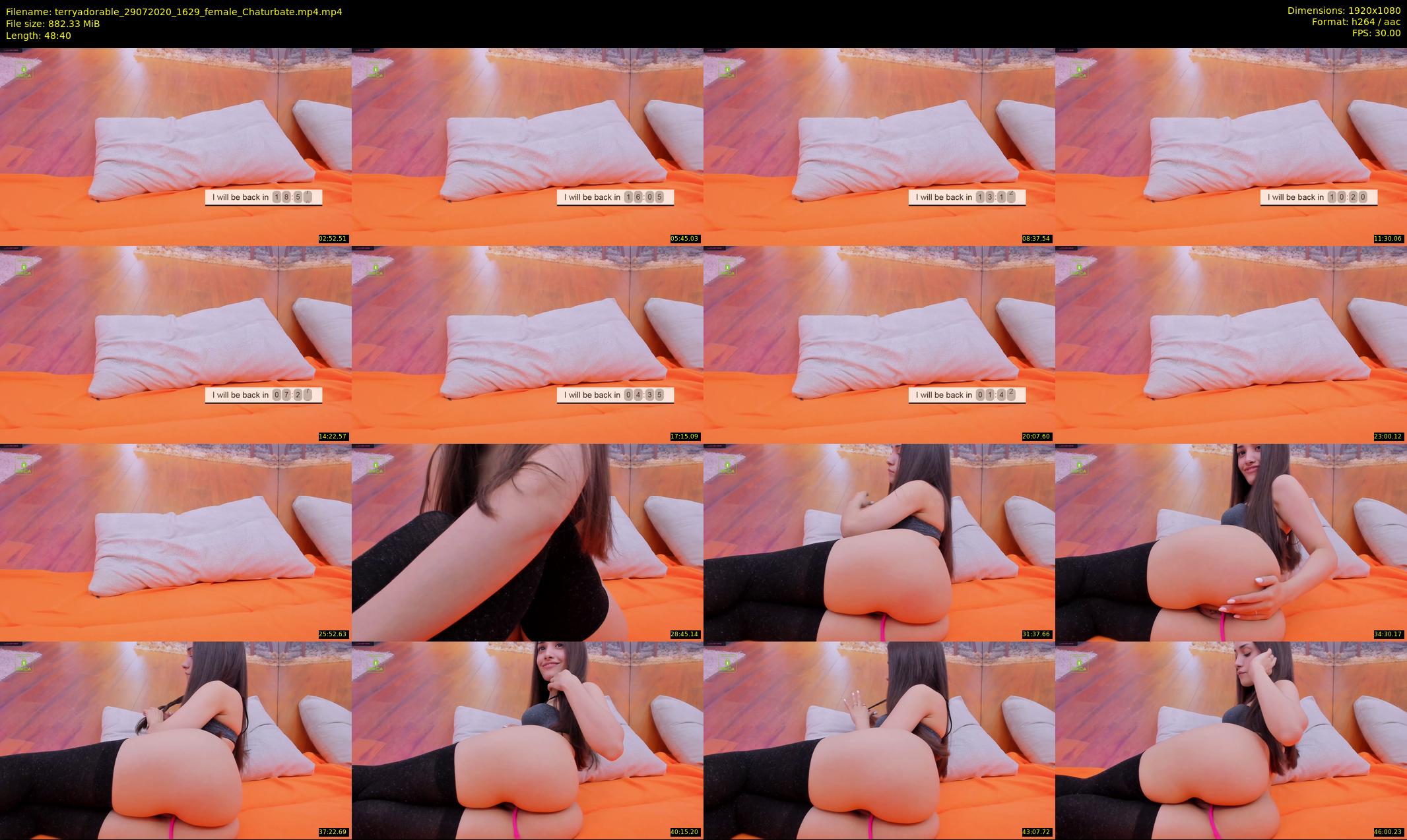 terryadorable — 49 minute Chaturbate female cam show recording, 1080p, Jul 29, 2020
